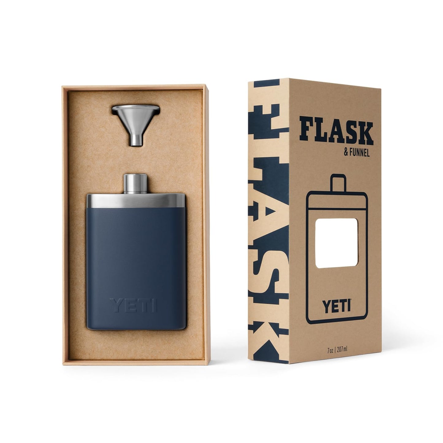 YETI 7 oz Flask and Funnel, Black