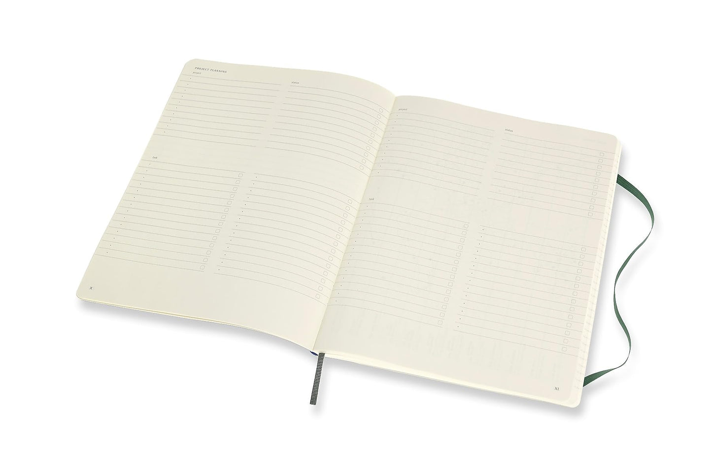 Moleskine Professional Notebook, XL, Forest Green, Soft Cover (7.5 x 9.75)