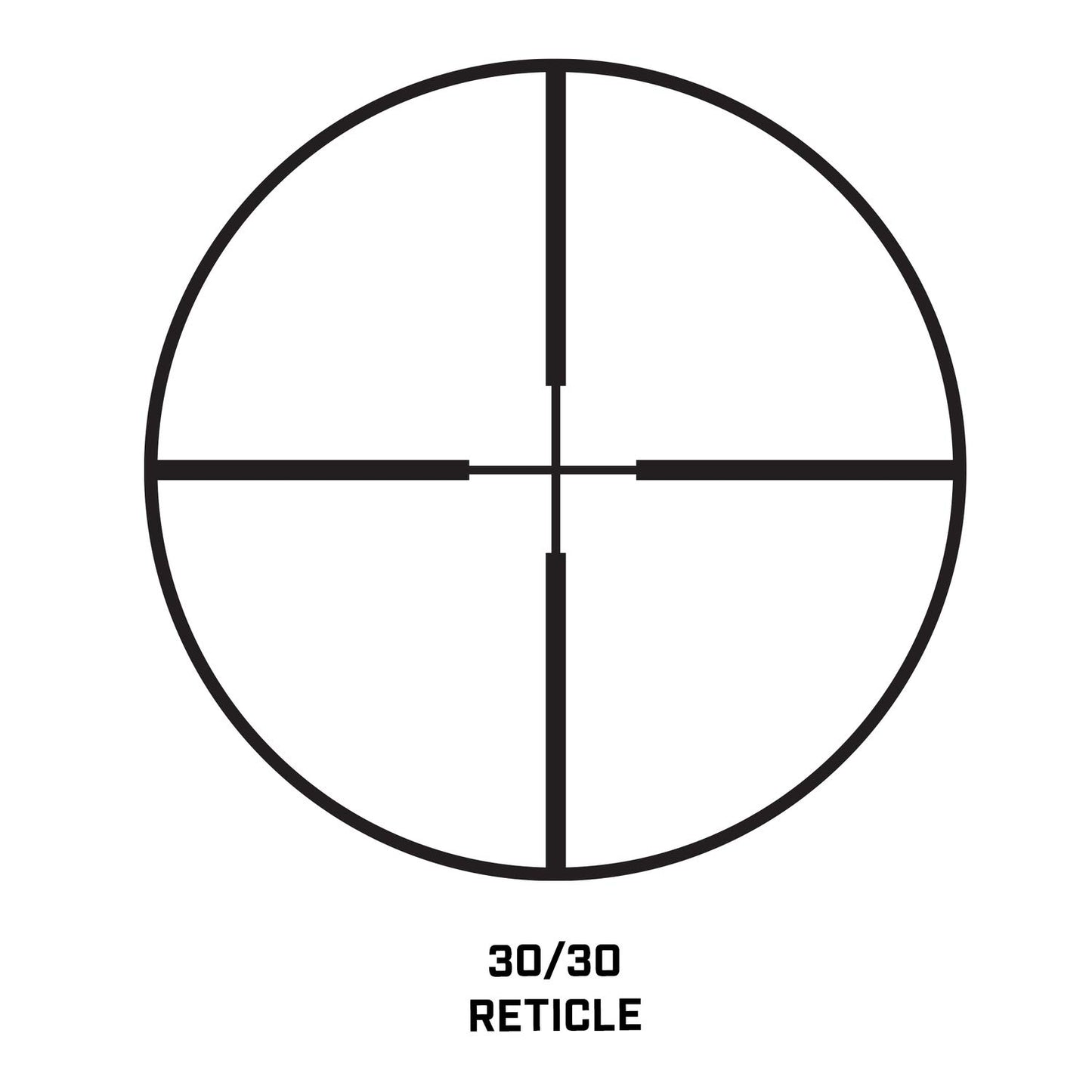 3-9x40 World Class Black Riflescope 30/30, w/Rings, Hang Box