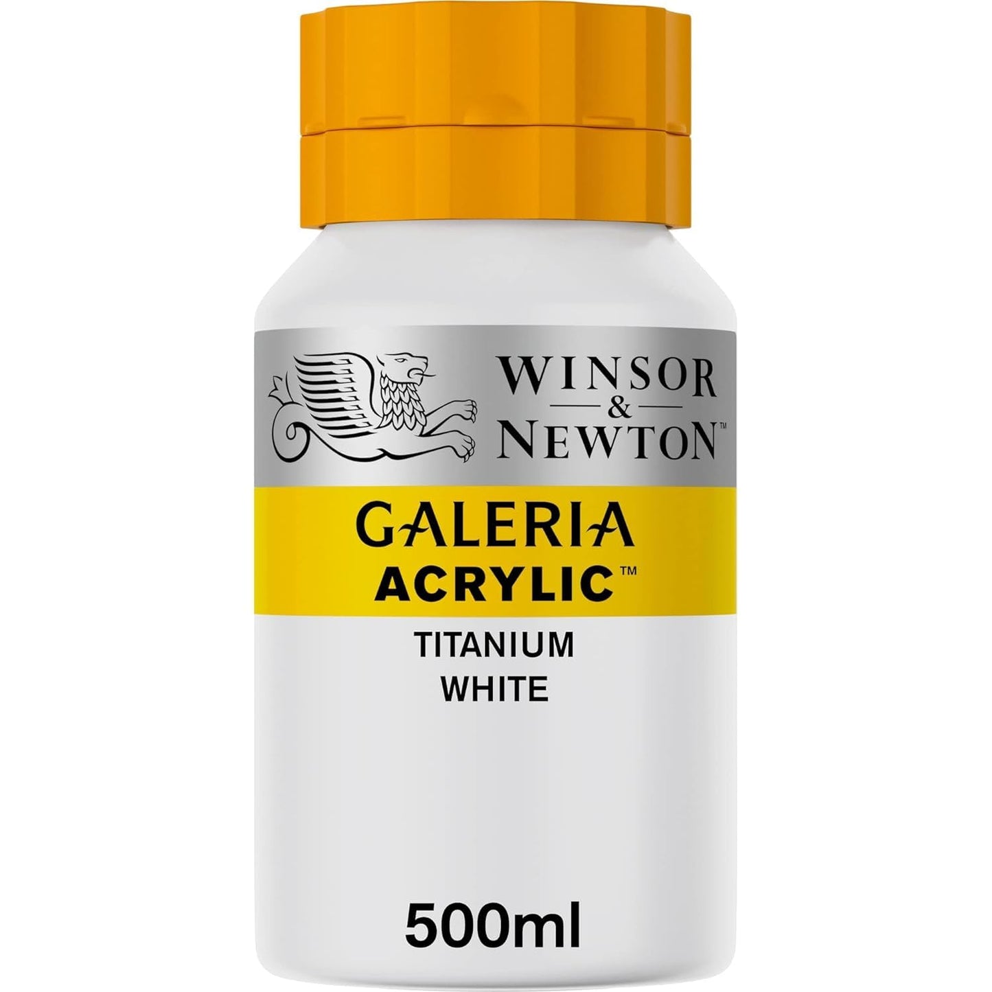 Winsor & Newton Galeria Acrylic Color Tube, 500ml, Titanium White