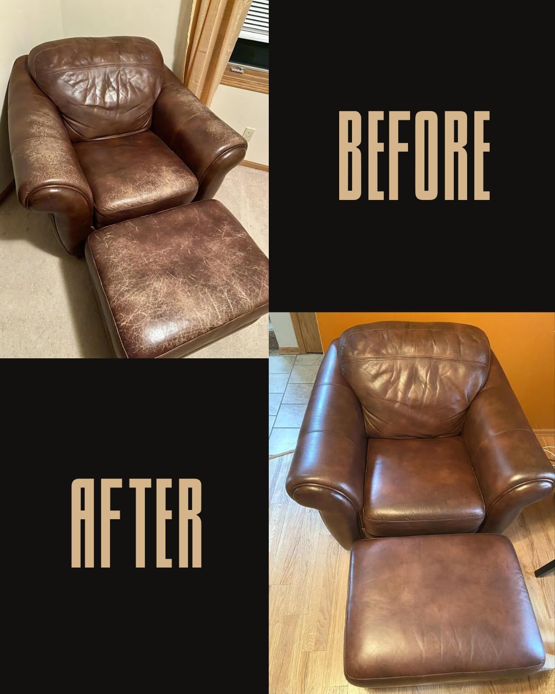 Blackrock Leather N Rich Leather Cleaner & Conditioner, Premium 2-in-1 Care, Made in USA – Leather Balm for use on Furniture, Car Interiors, Saddles & Horse Tack, Shoes, Bags, and Jackets
