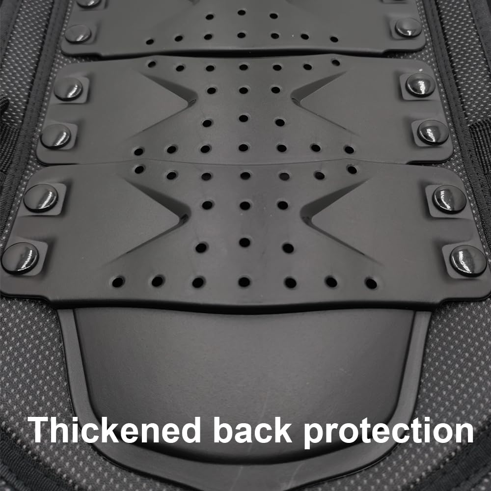 Aikelai Kids Chest Armor Back Spine Chest Body Protector Motorcycle Motocross Protection Gear Guard Dirt Bike Riding Racing Vest for Child (S)