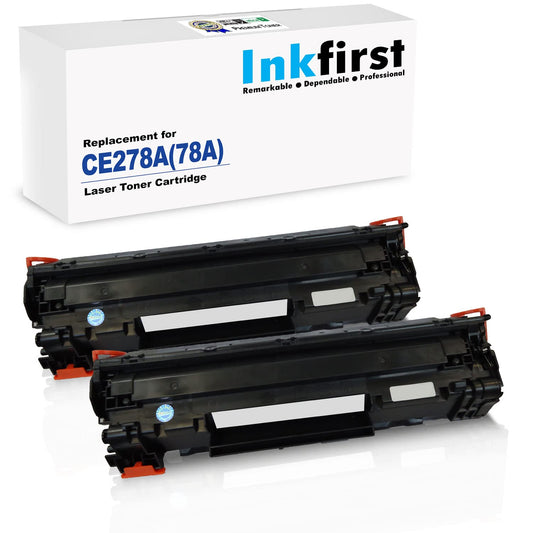 2 Inkfirst Compatible Toner Cartridges Replacement for HP CE278A 78A Laserjet M1536dnf M1536 P1566 P1606DN