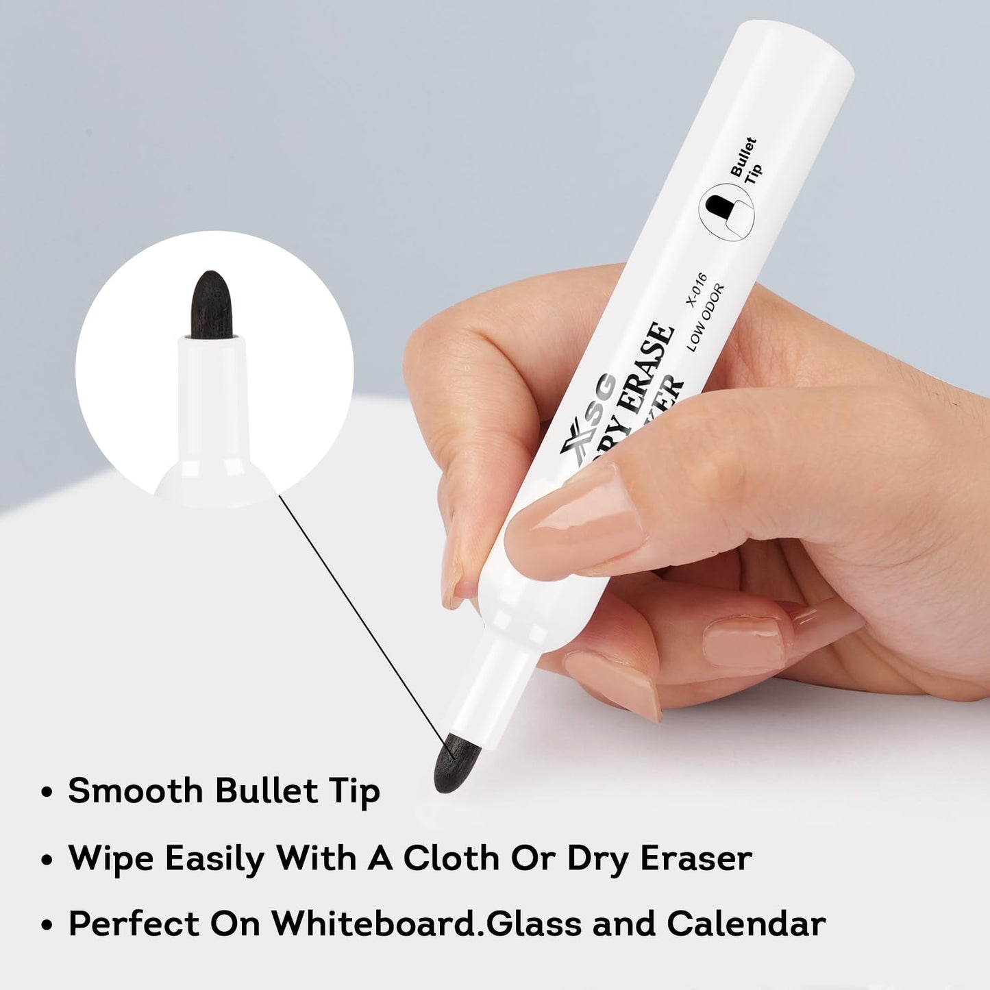 colpart Dry Erase Markers Bullet Tip - Pack Of 72 Pack Whiteboard Markers Bulk With Low Odor White Board Markers Dry Erase For School, Office, Home, Work On White Board & Calendar, Refrigerator