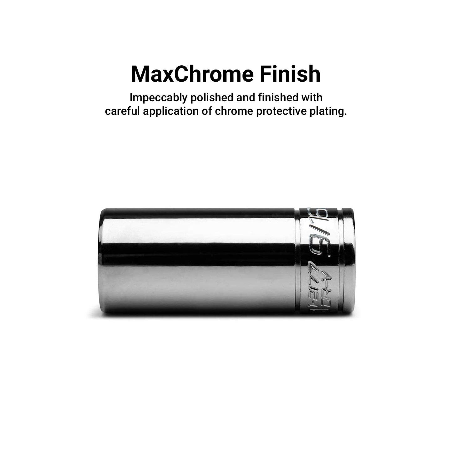 Capri Tools 1/4 in. Drive 12-Point Shallow and Deep Socket Set, SAE, 3/16 to 9/16 in, SAE, 20-Piece