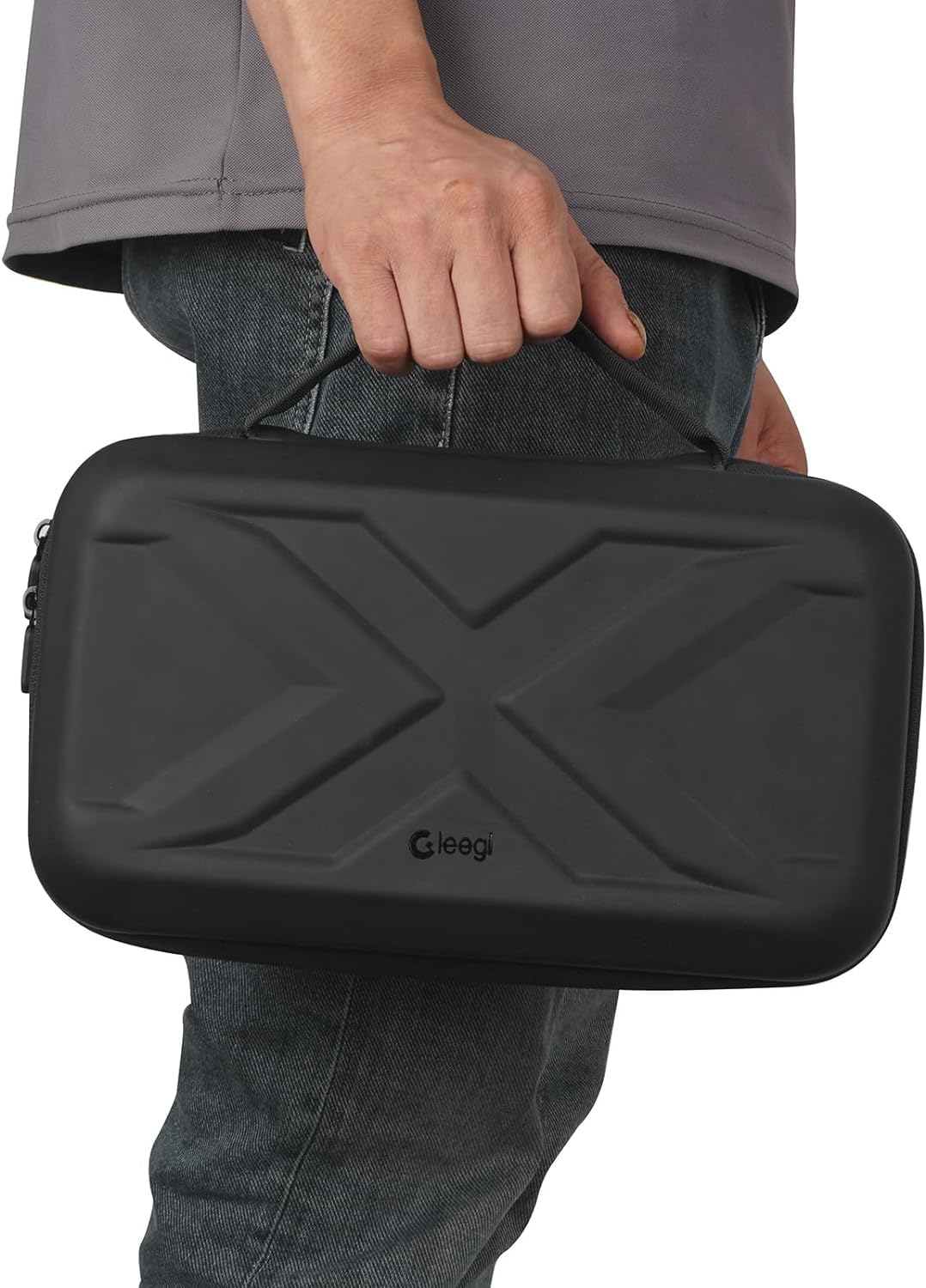 Gleegi EVA Protection Case Compatible with NOCO Boost X GBX155: 4250A/Boost GB150: 3000A UltraSafe Jump Starter, Portable Carrying Case for Car Battery Booster(CASE ONLY)