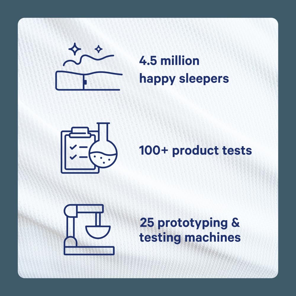 Casper Sleep, King Essential Cooling Foam Pillow, White