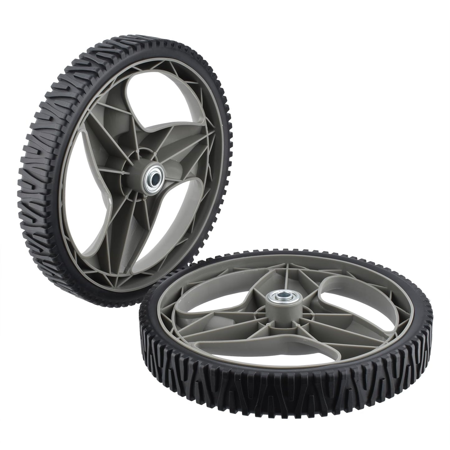 12-inch Lawn Mower Wheel 532433121 Replacement for Craftsman Fit for Husqvarna for Poulan Pro Lawnmower, 2 pcs