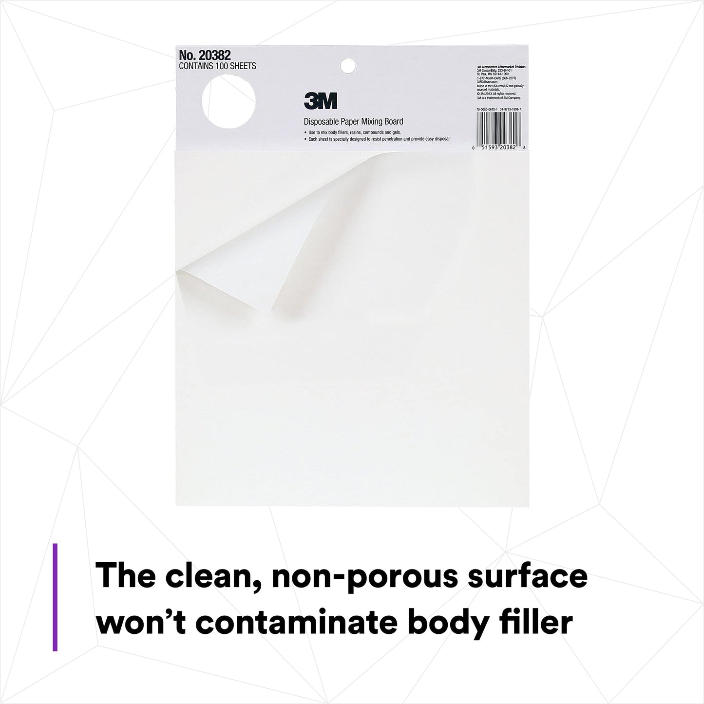 Marson 20382 Large Paper Mixing Board, Pack of 1