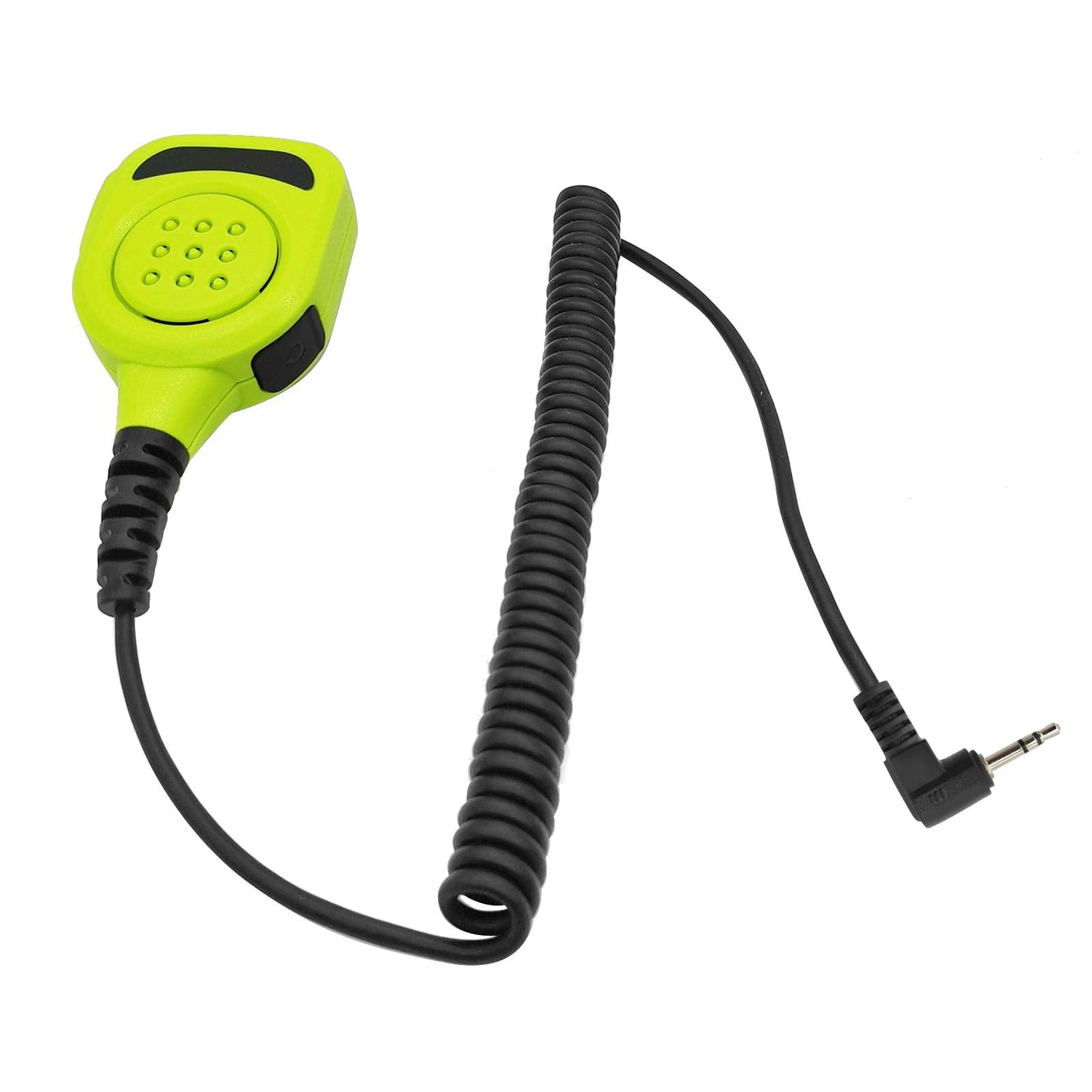 HELETUL Handheld Walkie Talkie Microphone IP67 Waterproof Mic Remote Speaker Shoulder Microphone Compatible with Motorola Talkabout t465 t6500 t600 t475 t470 605 t800 472 Series Radio (Green)