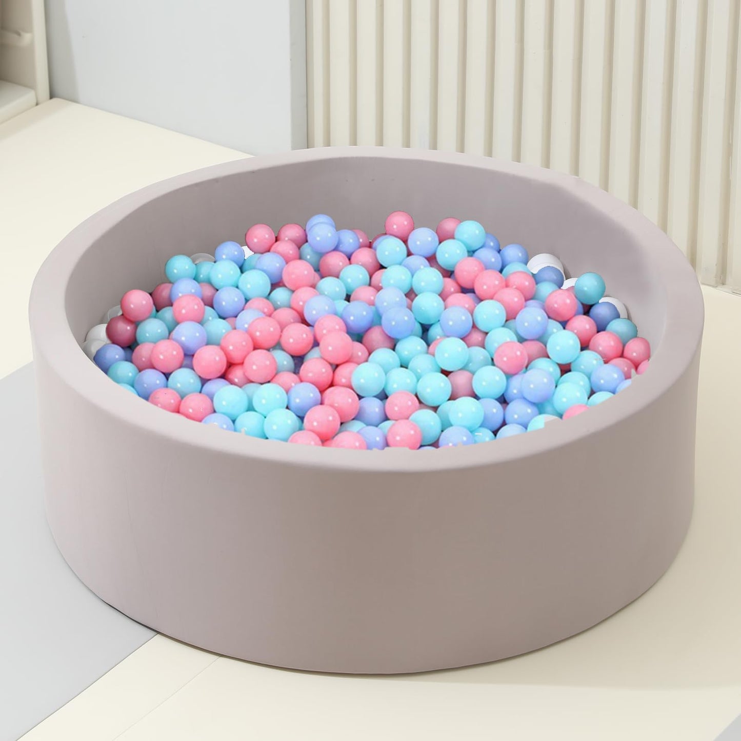 Ball Pits for Toddlers Kids,Children Indoor Play, Soft Memory Foam Sponge Ball Pool, Gift for Birthday, Foam Ball Pit for Grils Boys