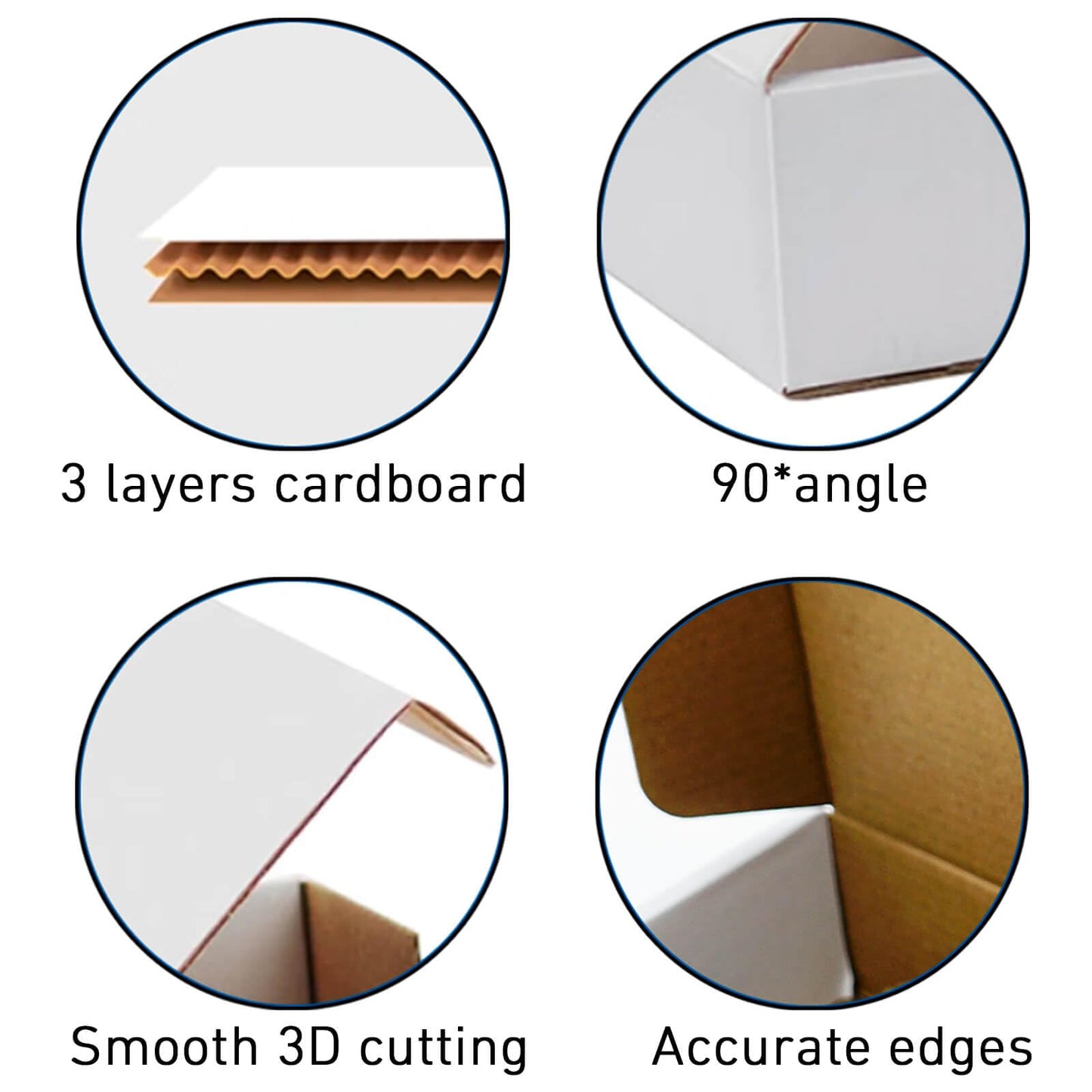 Shipping Boxes 9x6X4 Inches Set of 20 White Corrugated Cardboard Mailer Boxes for Packing, Mailing, and Small Business
