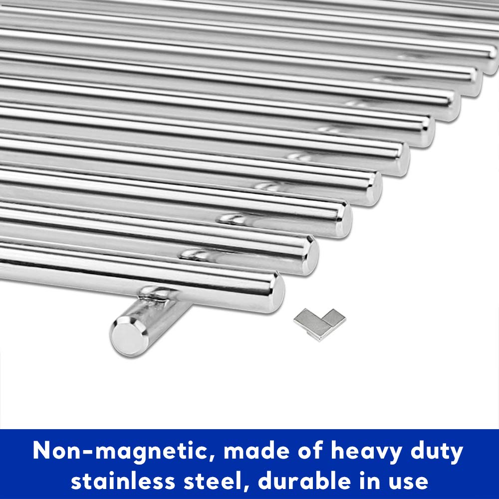 Grill Grate for Nexgrill 720-0882A Replacement Parts, Cooking Grates for Nexgrill 720-0882A Evolution Infrared Plus 5-Burner Stainless Steel Gas Grills Grates Cooking Grids for Nexgrill 5 Burner