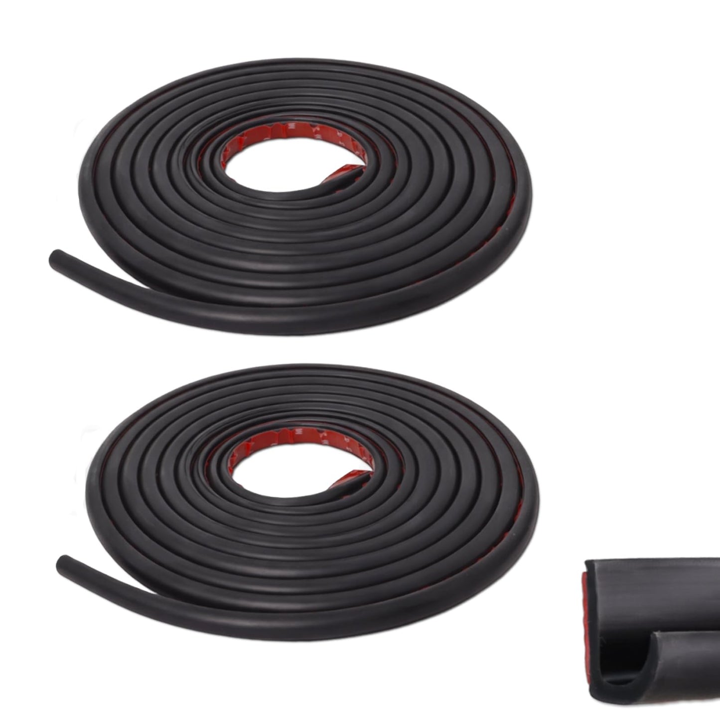 40FT RV Drip Rail J-Shape Rain Gutter Trim with 3M Adhesive, Flexible PVC RV Roof Rain Diverter Strip, Camper Trailer Water Runoff Strip, Leak Prevention UV Resistant