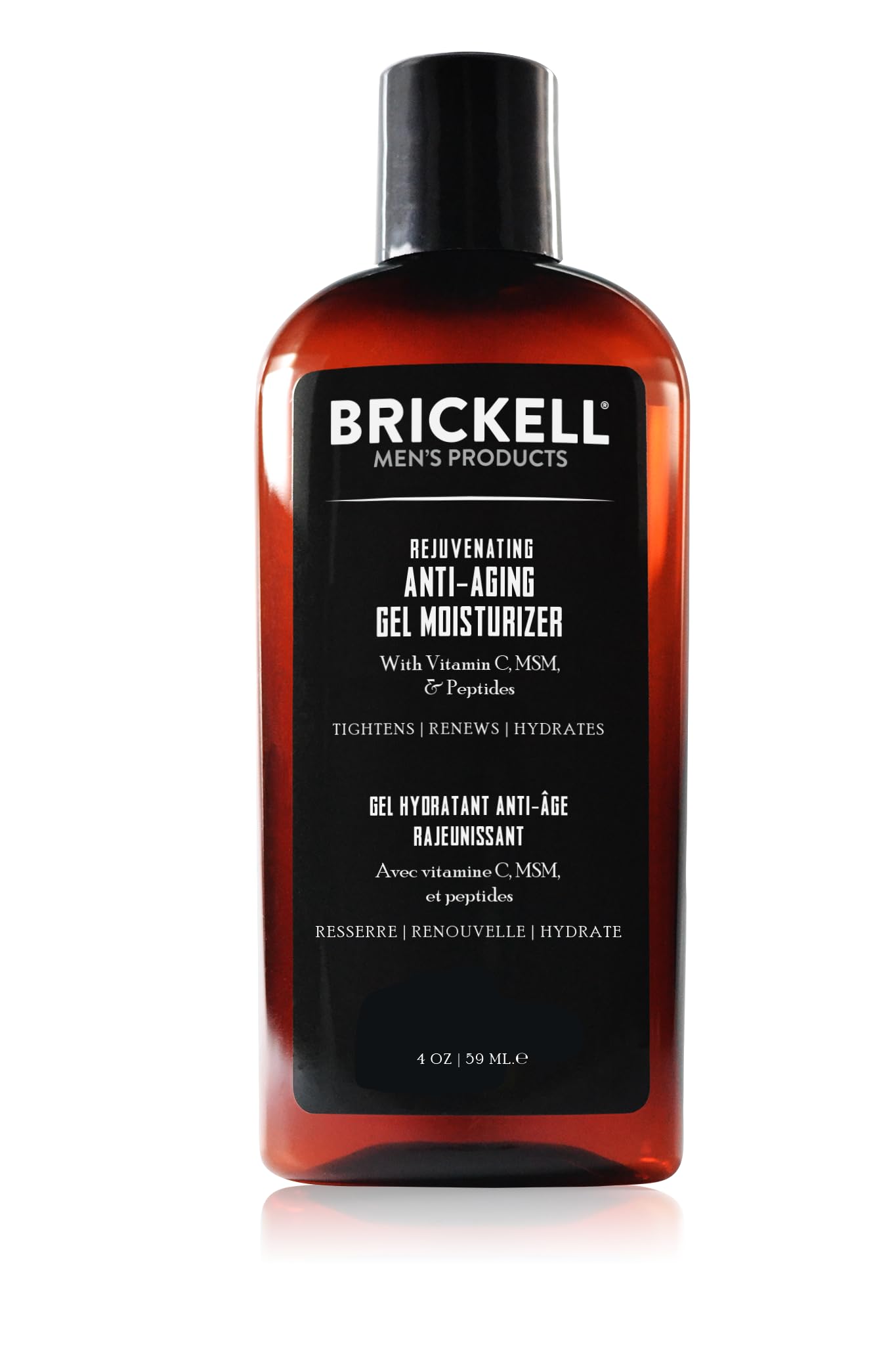 Brickell Men's Rejuvenating Anti-Aging Gel Moisturizer For Men, Natural and Organic, Limited Edition Fast Absorbing Moisturizer