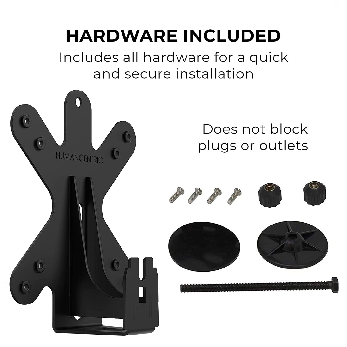 HumanCentric VESA Mount Adapter Compatible with Dell Monitors S2318H, S2318HN, S2318HX, S2318NX, S2319H, S2319HN, S2218H, S2319NX, S2418HN, S2418HX, S2418NX, S2419H, S2419HN, S2419NX and More