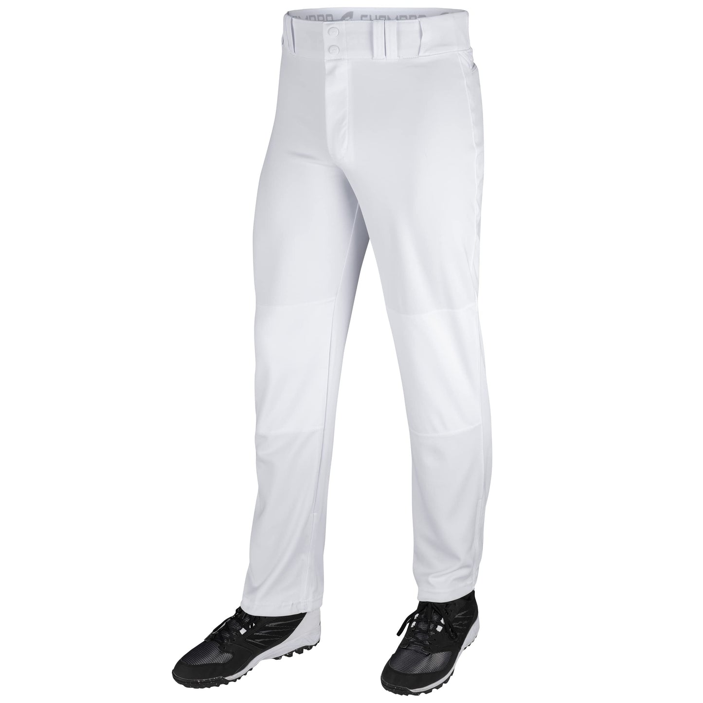 CHAMPRO Men's Triple Crown Open Bottom Baseball Pants White