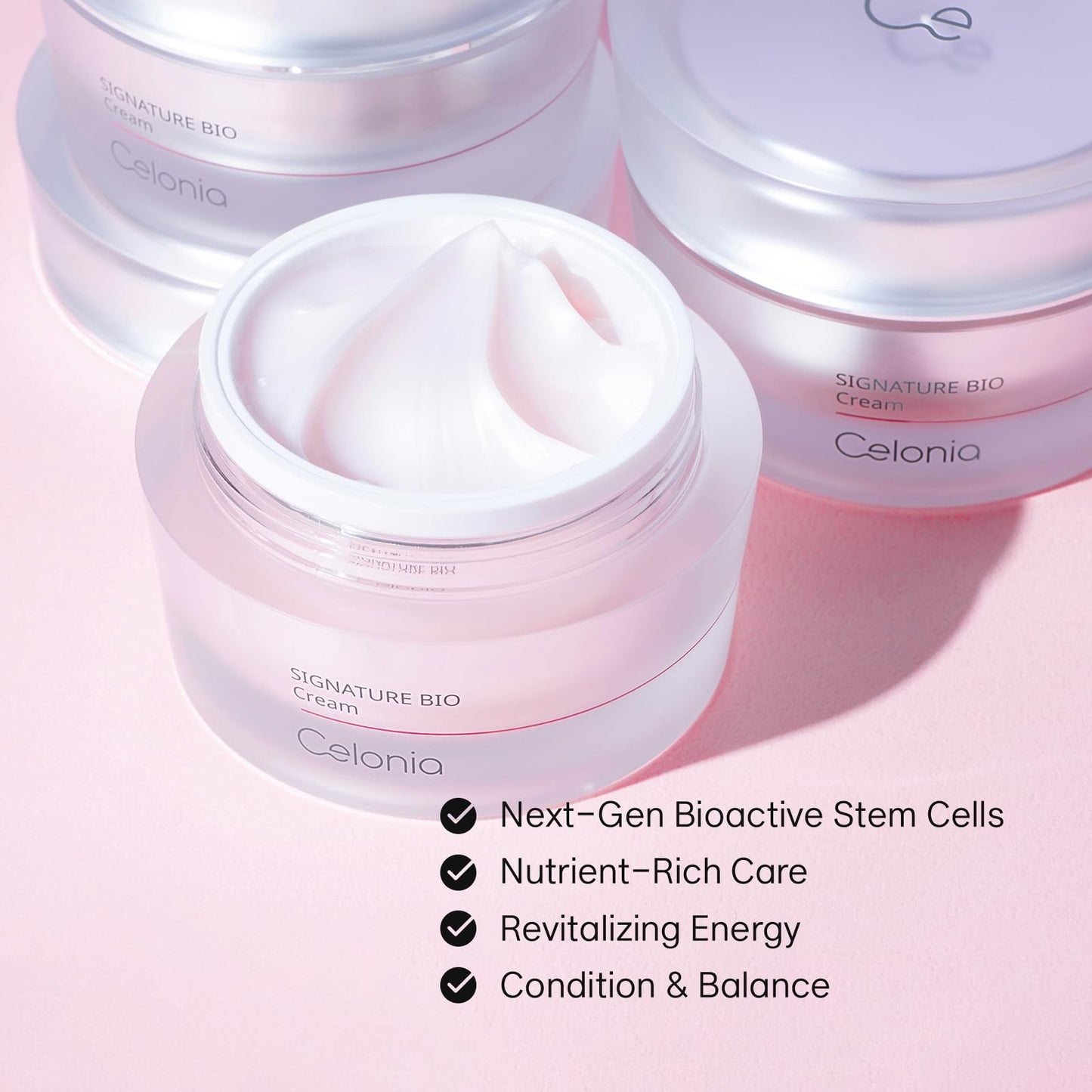 CELONIA Signature Bio Stem Cell Anti Aging Face Cream, Cell Energizing Cream, Luxury Korean Cell Growth Factors Cream With Bio Science, Rejuvenating Glowing & Firming Face Cream For Day & Night 50ML