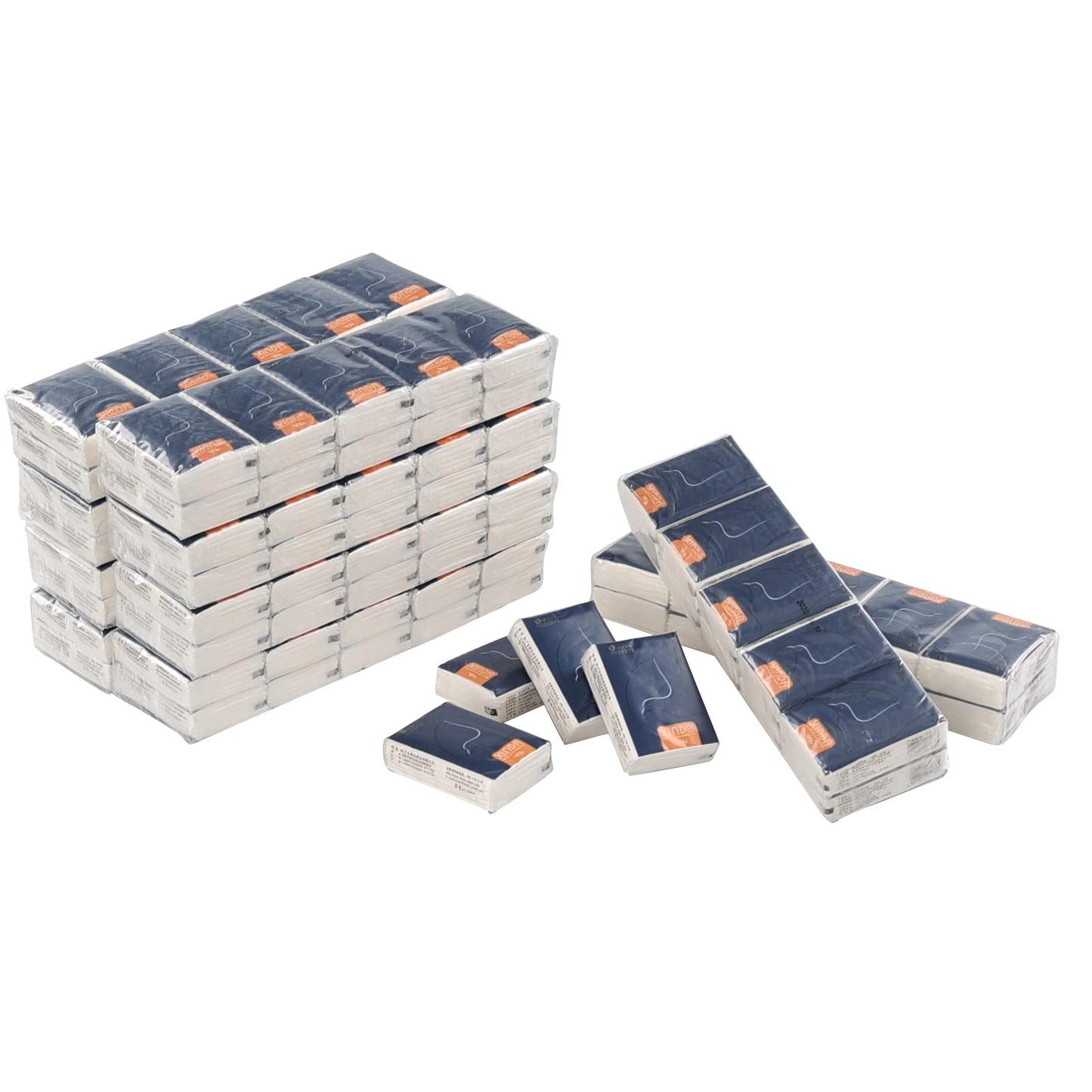 Innouse 4-Ply Pocket Facial Tissues, Unscented Mini Travel Tissues, 150 Packs