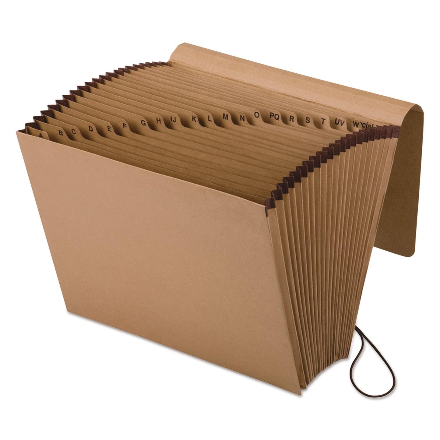 Pendaflex Essentials Kraft Expanding Alphabetic Files, 21 Pockets, Letter 1/Each , Brown