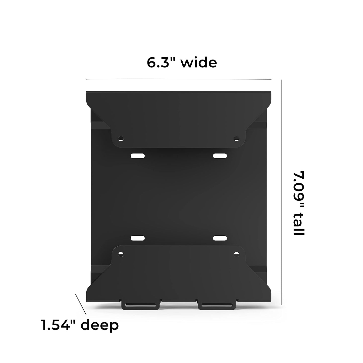 HumanCentric VESA Mount Compatible with HP Desktop Mini, HP ProDesk Mini, HP EliteDesk Mini, Replaces Dual VESA Sleeve for Mini Desktops v3, Mount on an Arm, Under Desk or Wall, 75x75mm, 100x100mm