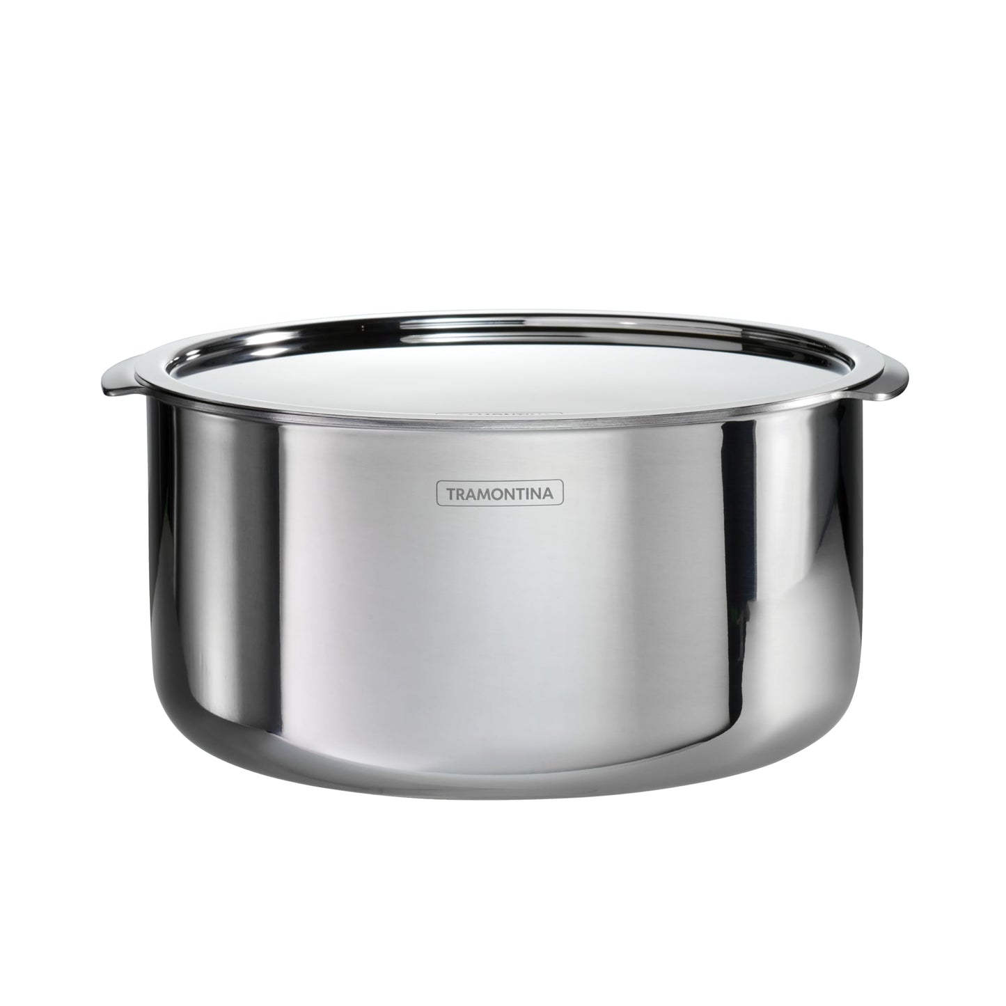 Tramontina Utsava 5.75-Quart Tri-Ply Clad Stainless Steel Tope with Lid, Patila Pot for Indian Cooking