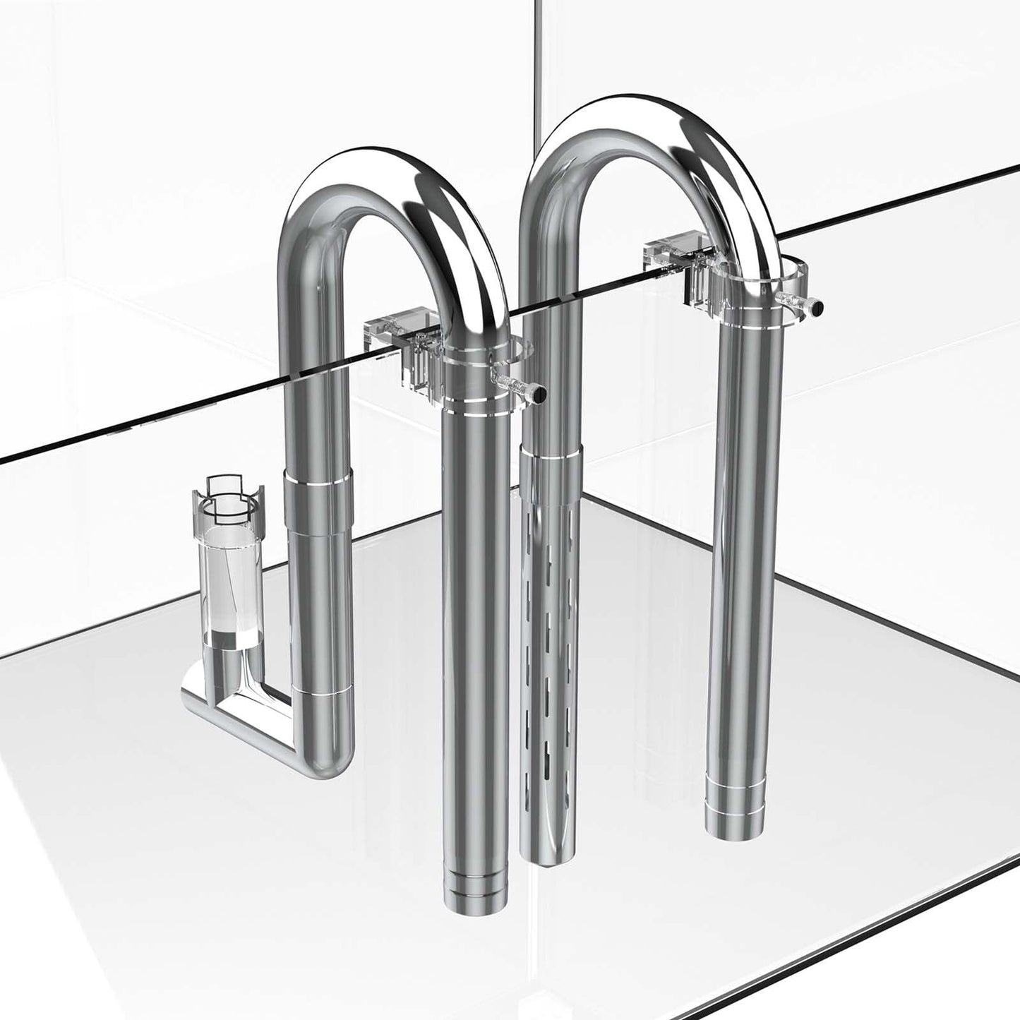 FZONE Stainless Steel Lily Pipe Inflow and Outflow