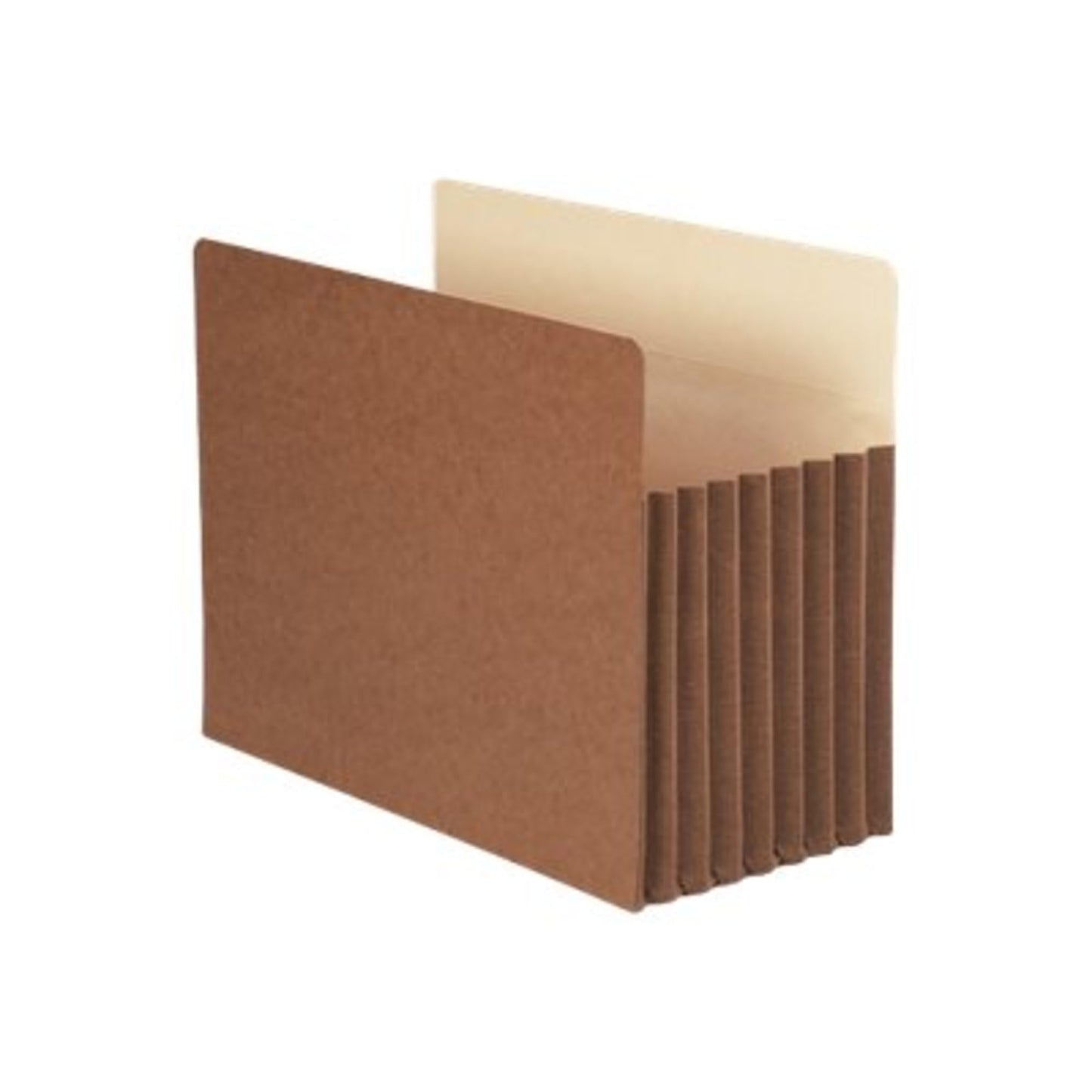 Smead Pocket, Letter, Straight, 7-Inch Expansion, Redrope 5 Per Box (73395)