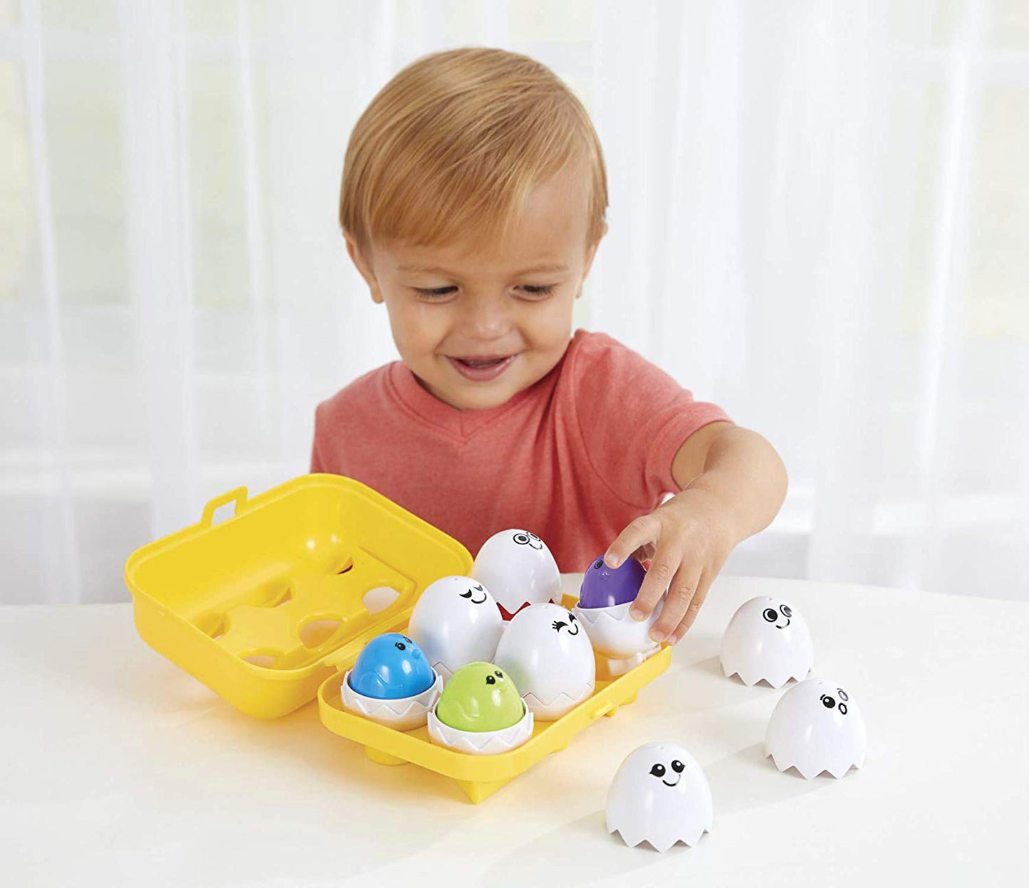 Kidoozie Peek N Peep Eggs - Mentally Stimulating – Employs Tactile Engagement – for Ages 12 Months and Up 8 7