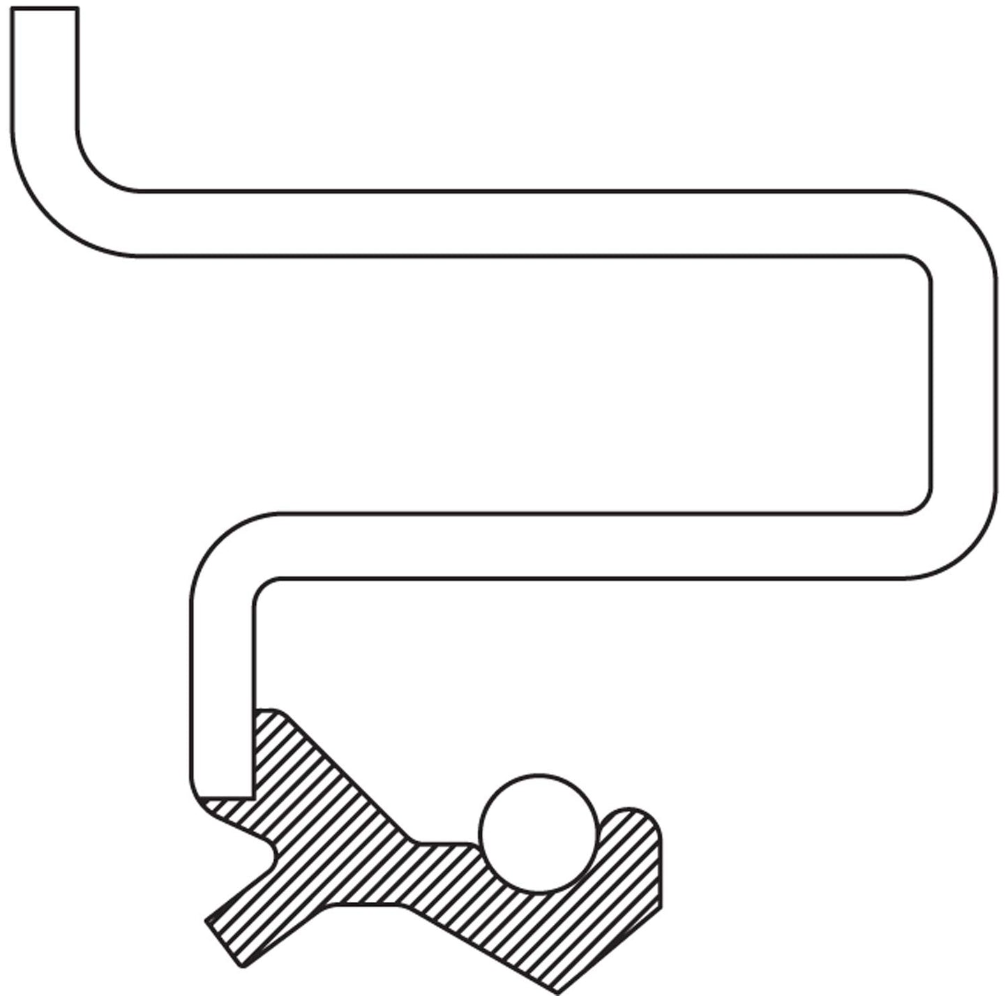 National 710564 Wheel Seal for Ram 1500