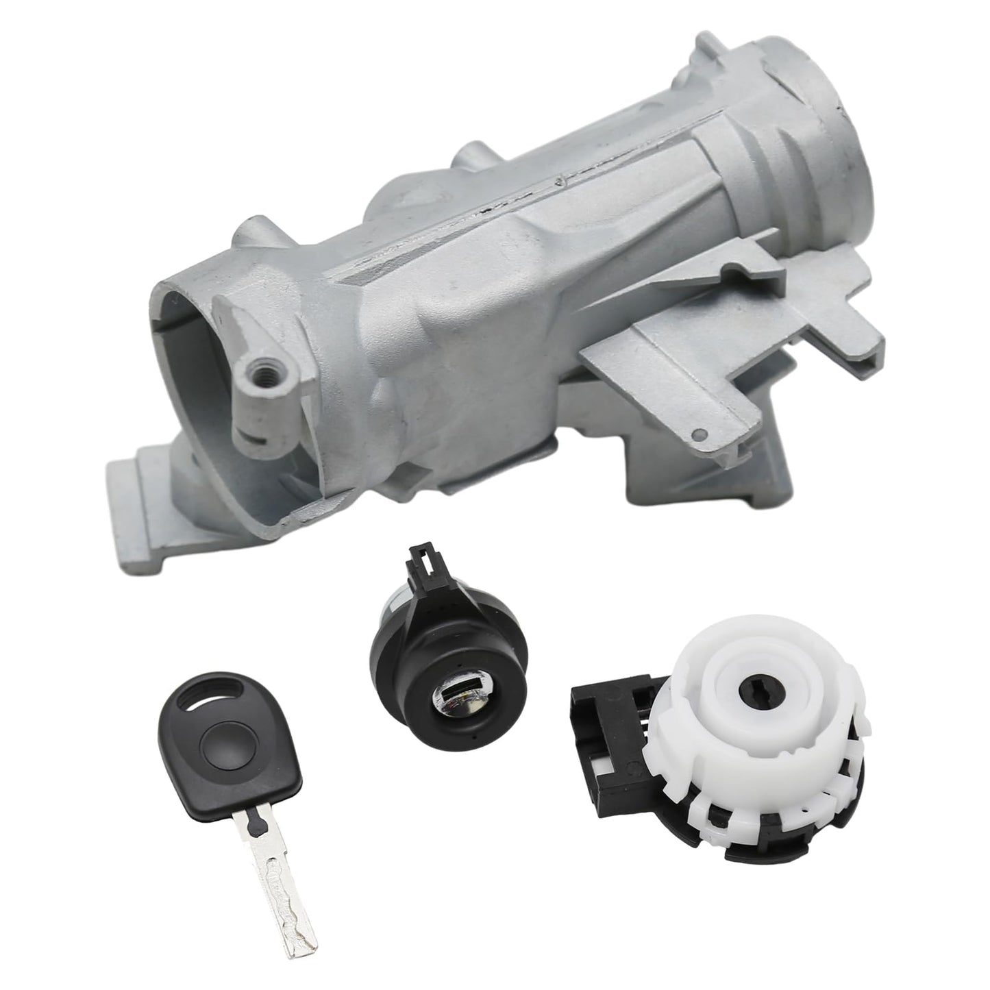 laffoonparts 1K0905851B Car Ignition Switch Lock Cylinder Replacement for Volkswagen VW Replacement for Au-di A3 TT R8 Golf Jetta MK5 Replaces#1K0905865 5Q0905865A Ignition Switch with Key