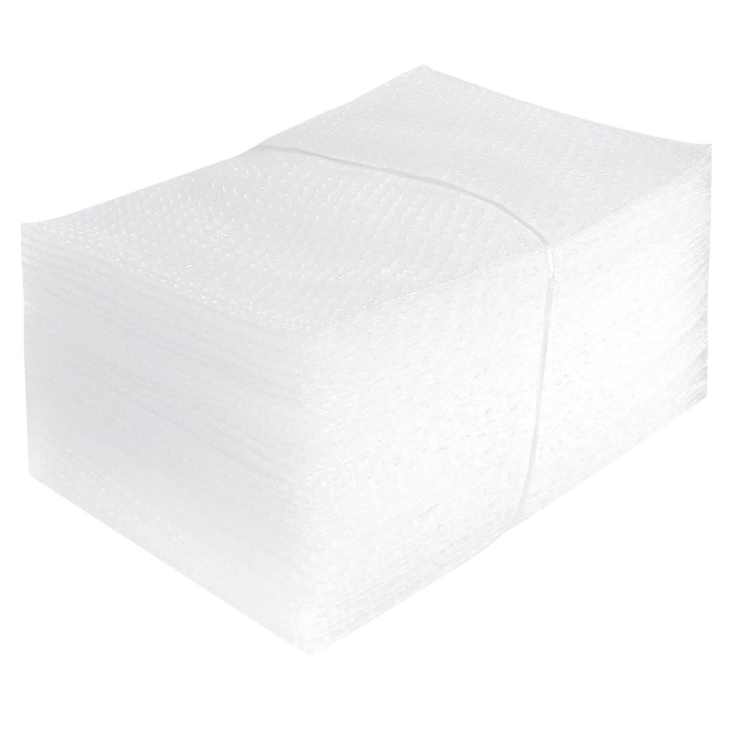 50 Pcs Bubble Pouch Wraps, 8''x12'' Clear Bubble Out Bags for Packing, Double Walled Cushioning Bags for Shipping, Storage and Moving(Not Self-Seal)