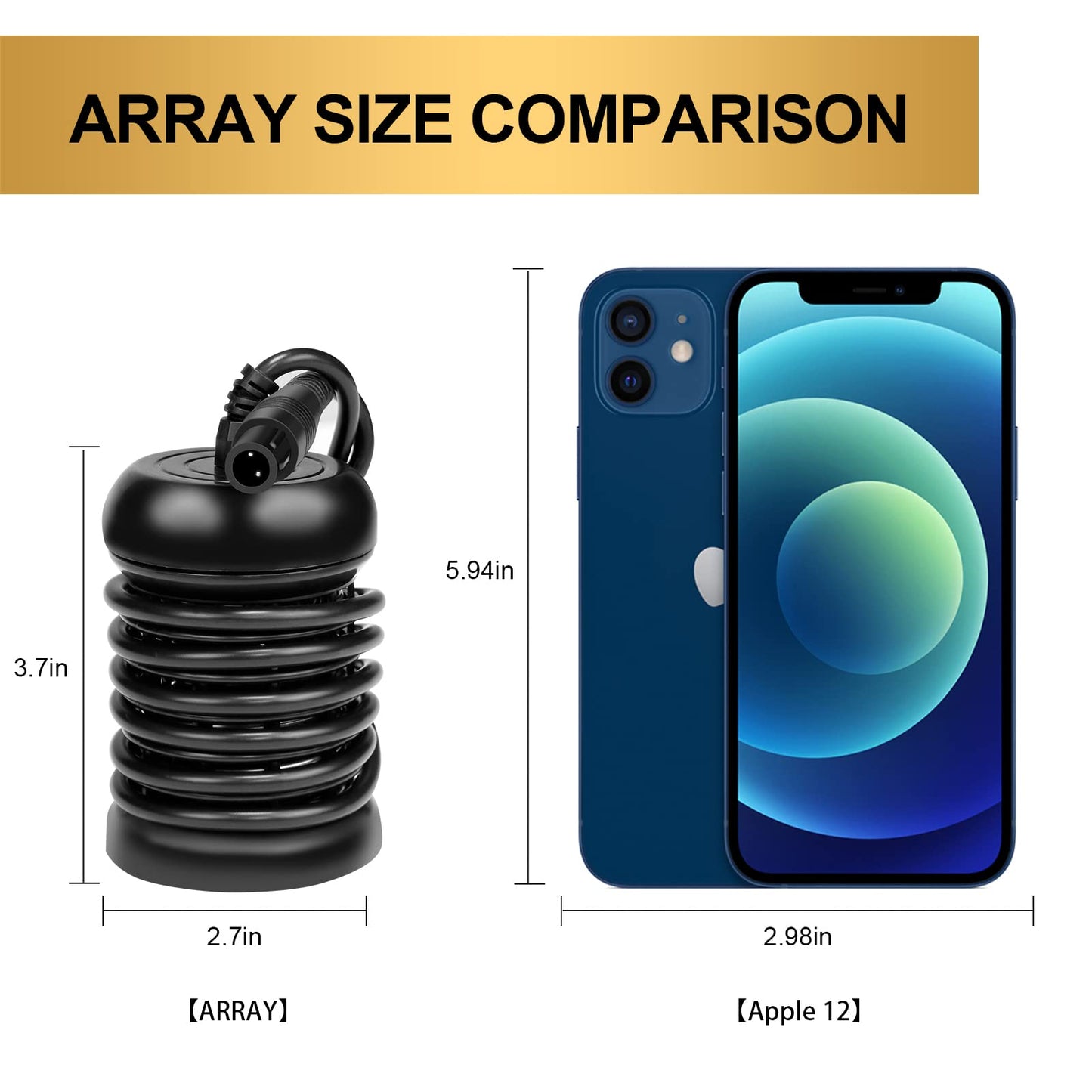 6-Pack Replacement Arrays for Ionic Detox Foot Spa Machines System, Portable Replacement Ionic Arrays for Detox Foot Spa Bath