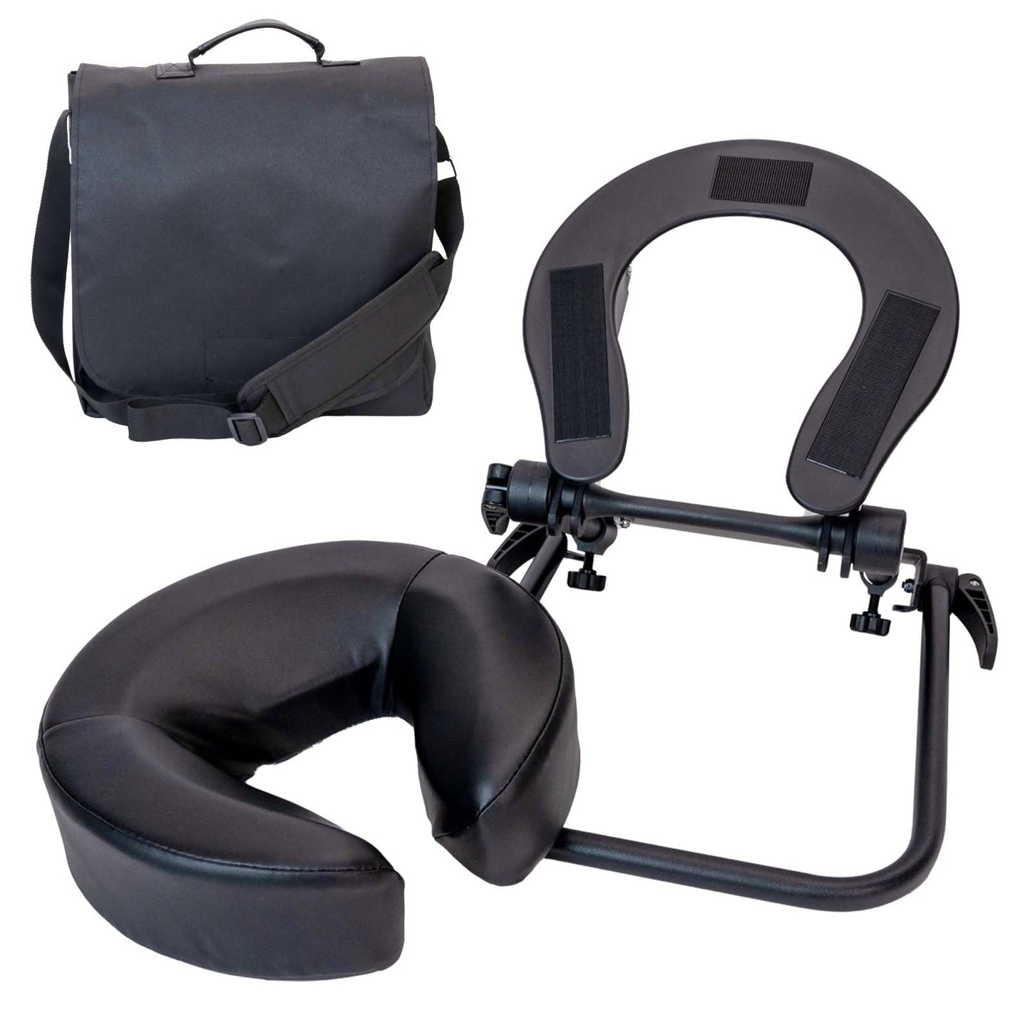 GEN'C BÉAUTY Portable Massage Face Cradle Adjustable Headrest with Cushion Under Mattress face Cradle for Professional and Home Use