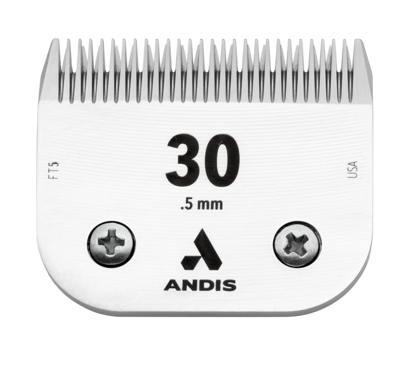Andis CeramicEdge Carbon-Infused Steel Pet Clipper Blade, Size-30, 1/50-Inch Cut Length (64260)