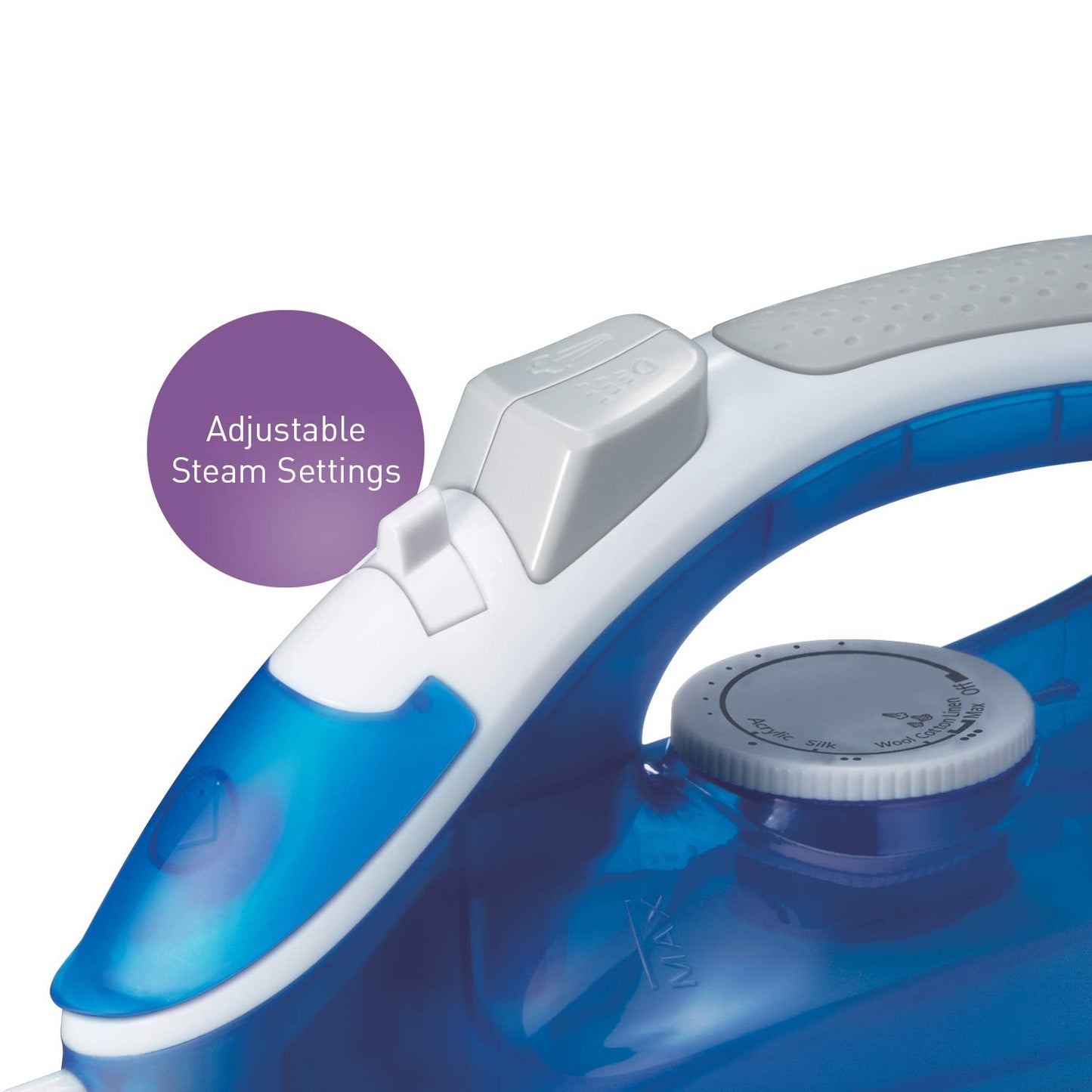 Panasonic NIM300TA Ultra-Light Steam Iron with Power Shot, Blue/White