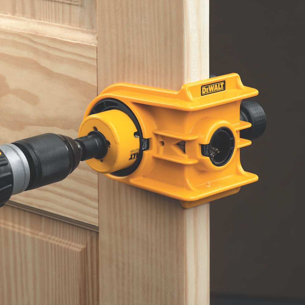DEWALT Door Lock Installation Kit, Bi-Metal (D180004)