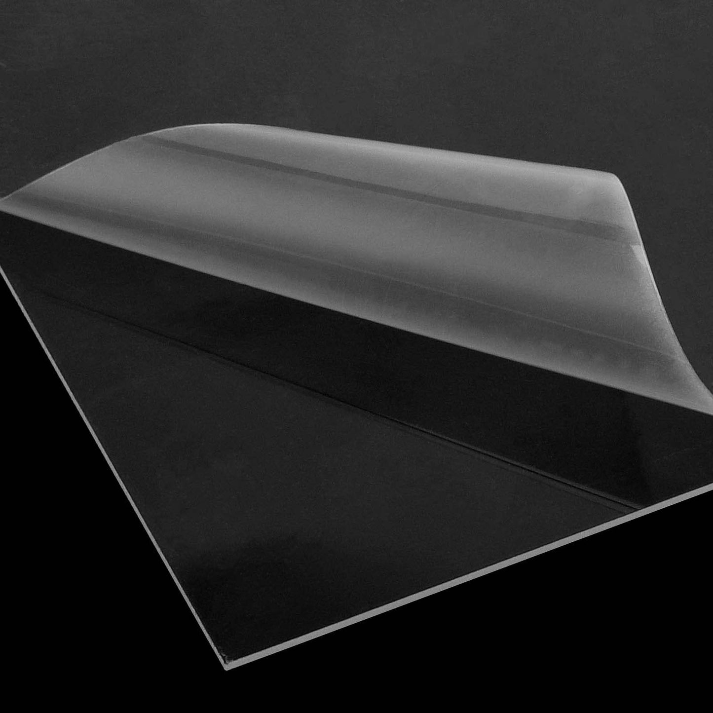 TAICHEUT 4 Pack 12 x 12 Inch Clear Acrylic Panels, 3/8" Thick Square Acrylic Sheets with Protective Films for Signboard, Shelf and DIY Projects