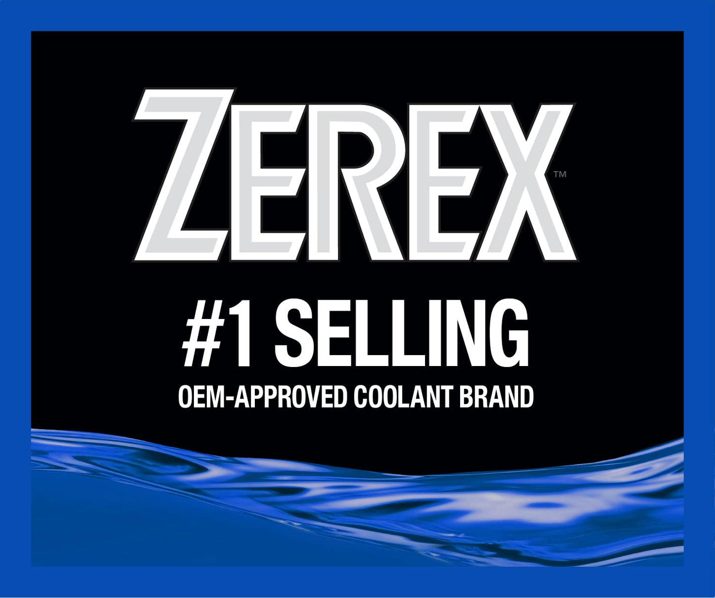 Zerex Asian Vehicle Blue Silicate and Borate Free 50/50 Prediluted Ready-to-Use Antifreeze/Coolant 1 GA