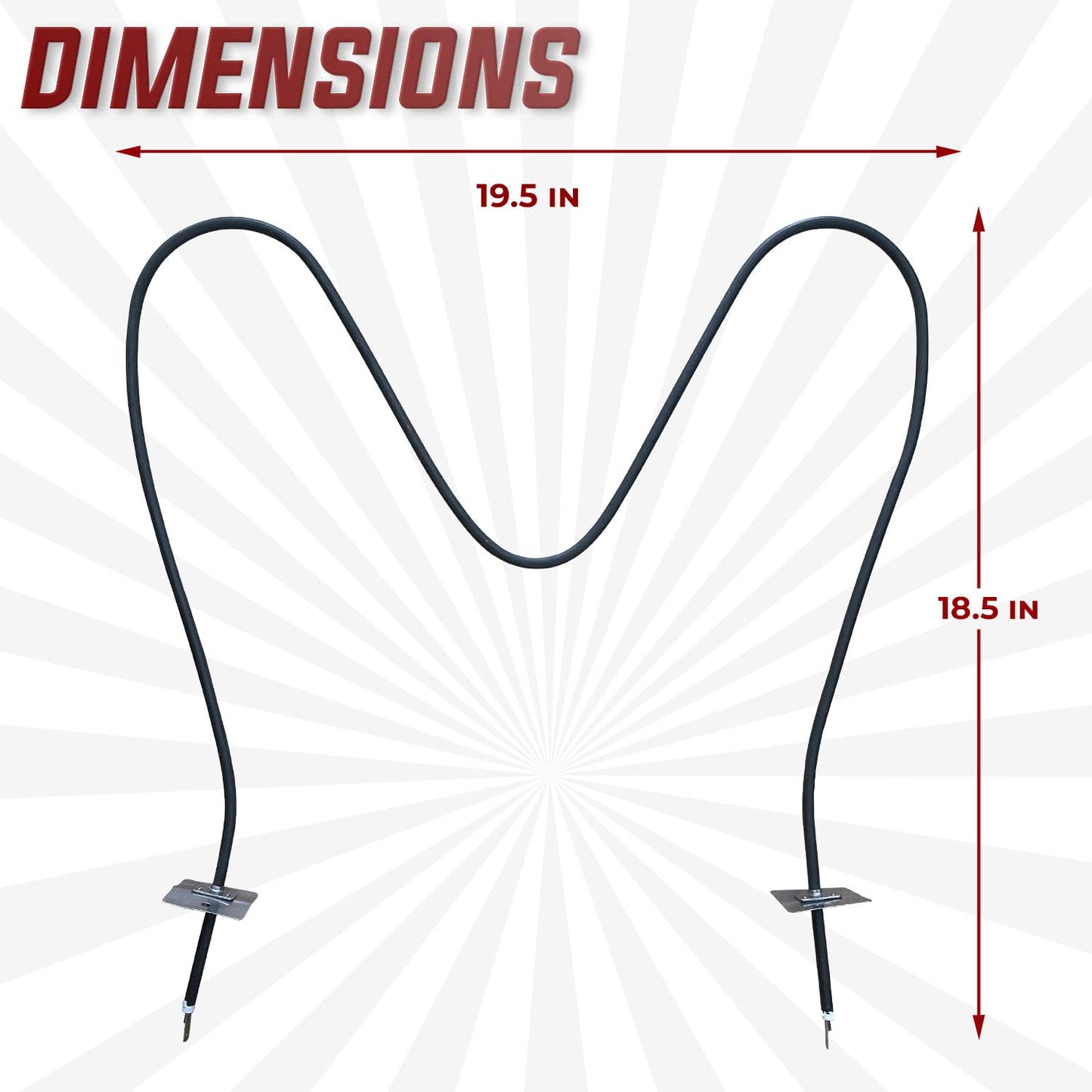 316075104 Oven Bake Element Heating Element by Seentech Compatible with Frigi-daire Kenmore Elec-trolux Ovens, Replaces: 316075103, 316282600, 09990062, 1465763, 316075100
