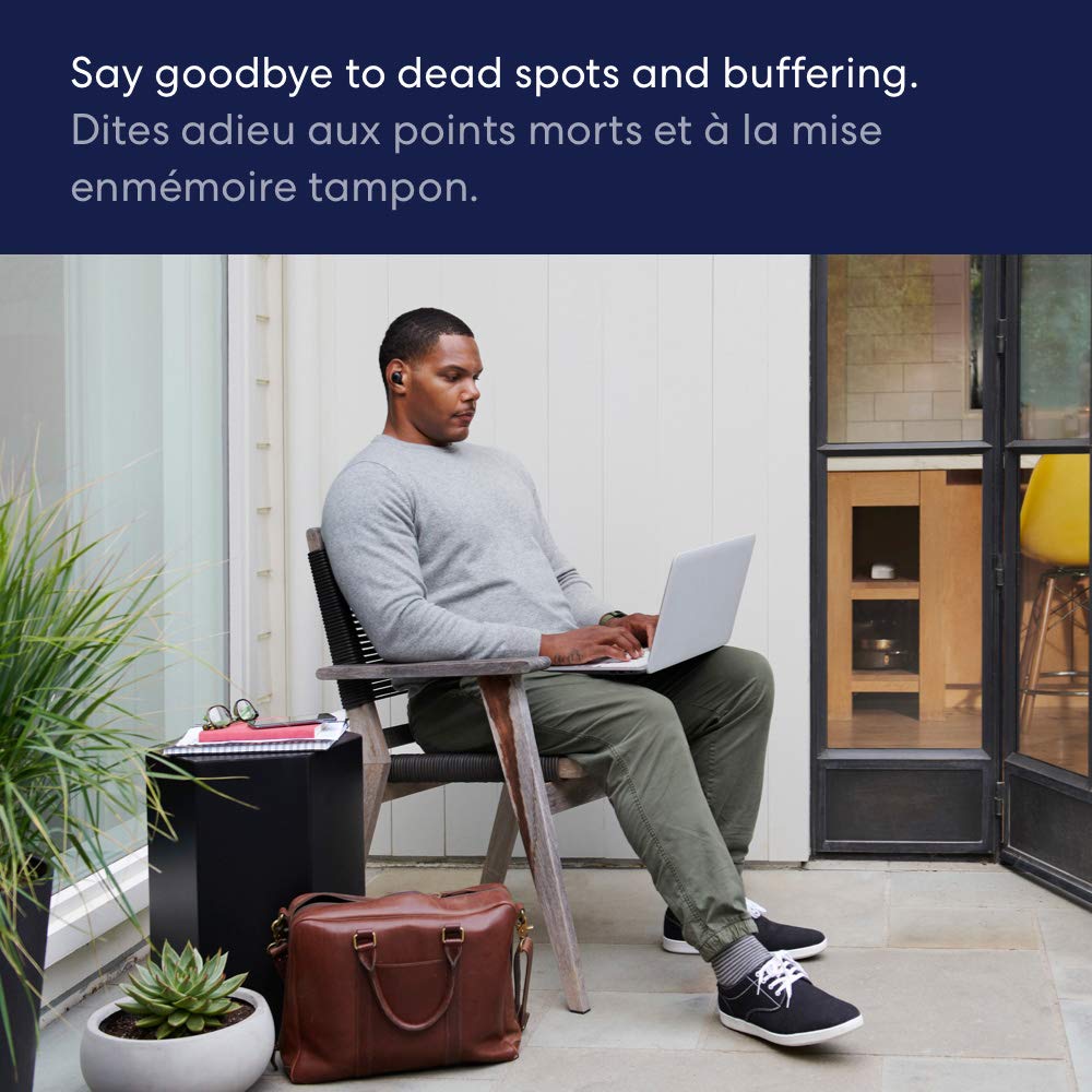 Amazon eero 6 dual-band mesh Wi-Fi 6 extender (newest model), expands existing eero network