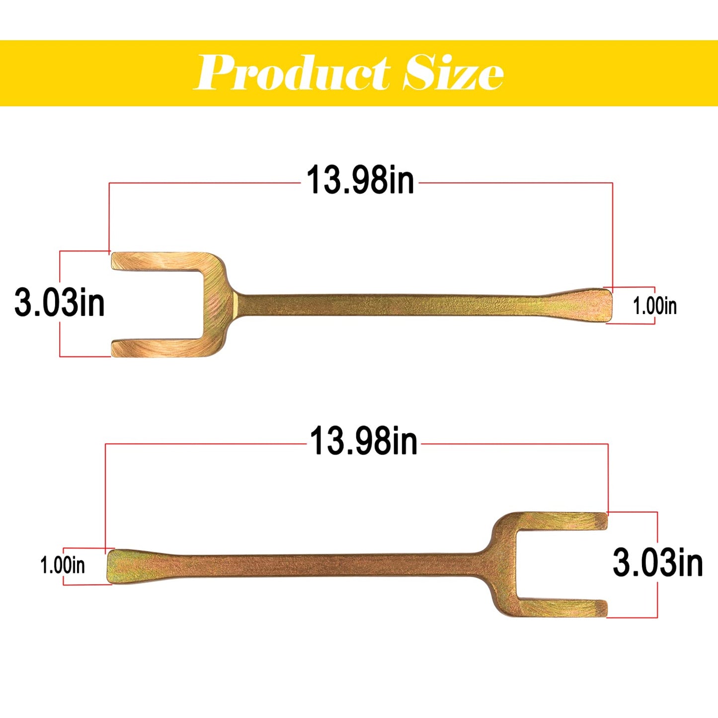 Bonbo 12020-2 Piece Axle Popper Kit Inner CV Axle Removal Tool Set Fit for Front Wheel Drive Vehicles, Remove Most Vehicles’ Half-Shaft Drive Axles & Fix Damaged CV Joints(2 PCS)