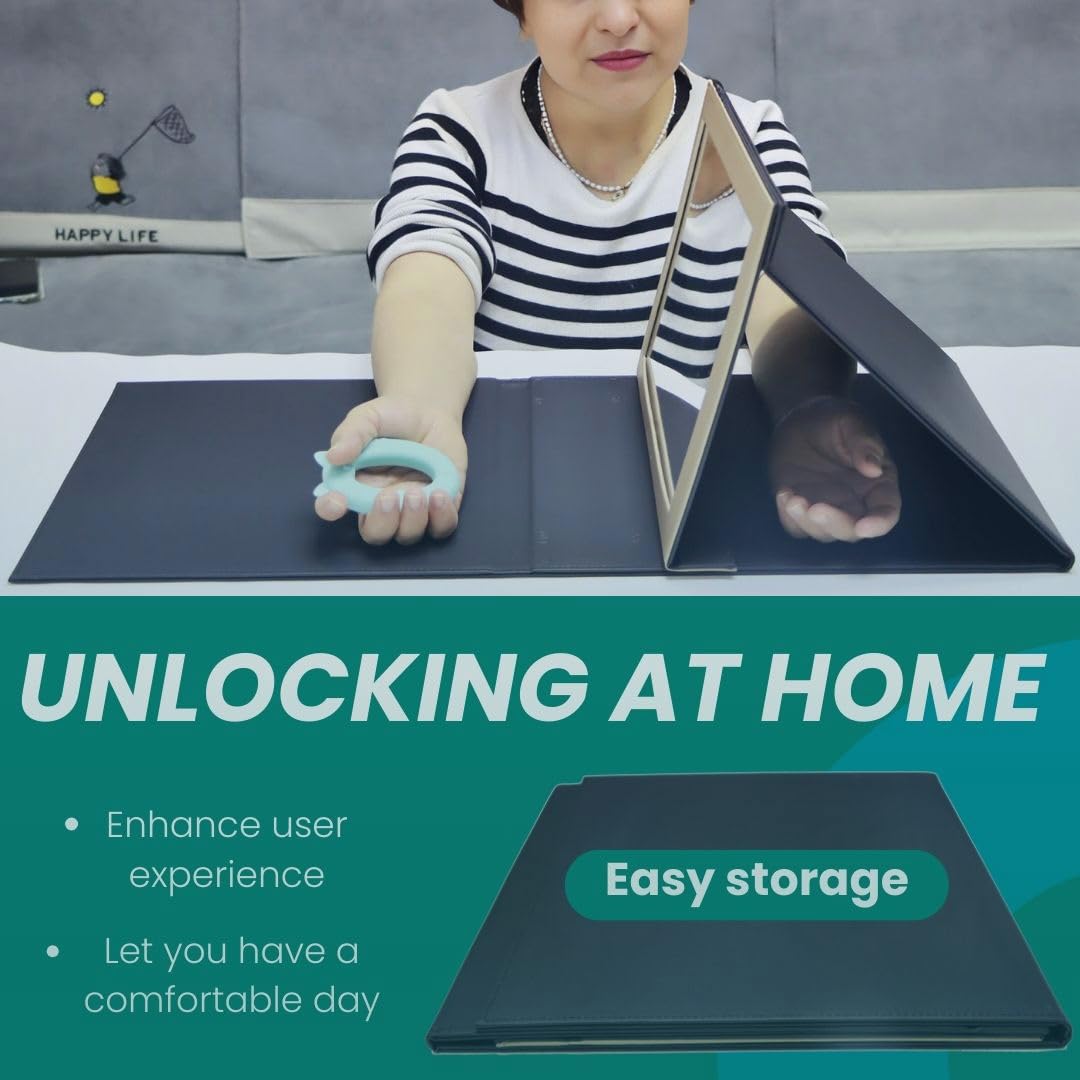 QEAHZ Mirror Box - Lightweight & Stable, Clear Mirror, Foldable & Adjustable