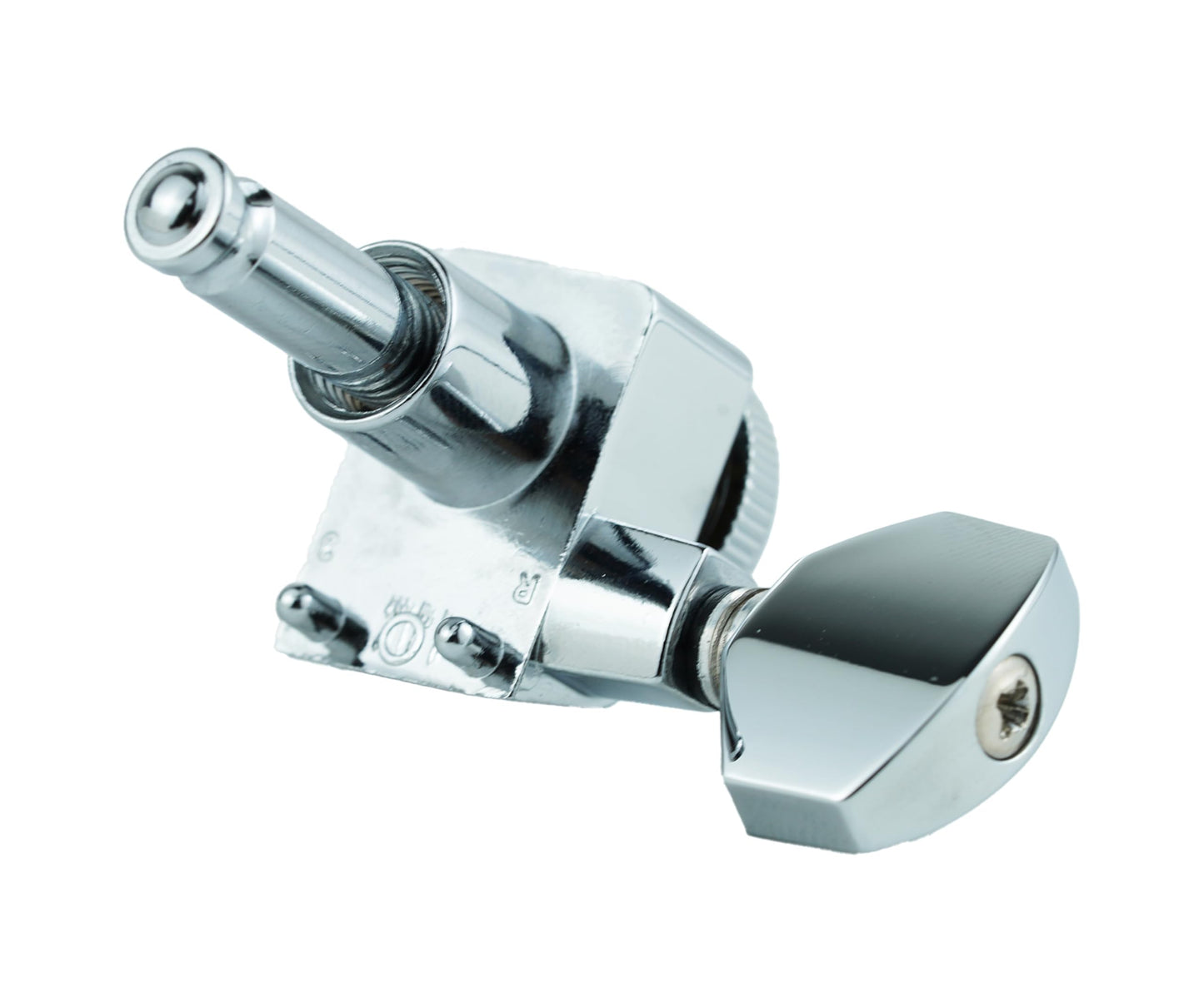Guyker 6 In-line Guitar Locking Tuners – 1:18 Locking Tuning Key Pegs Tuners – Chrome