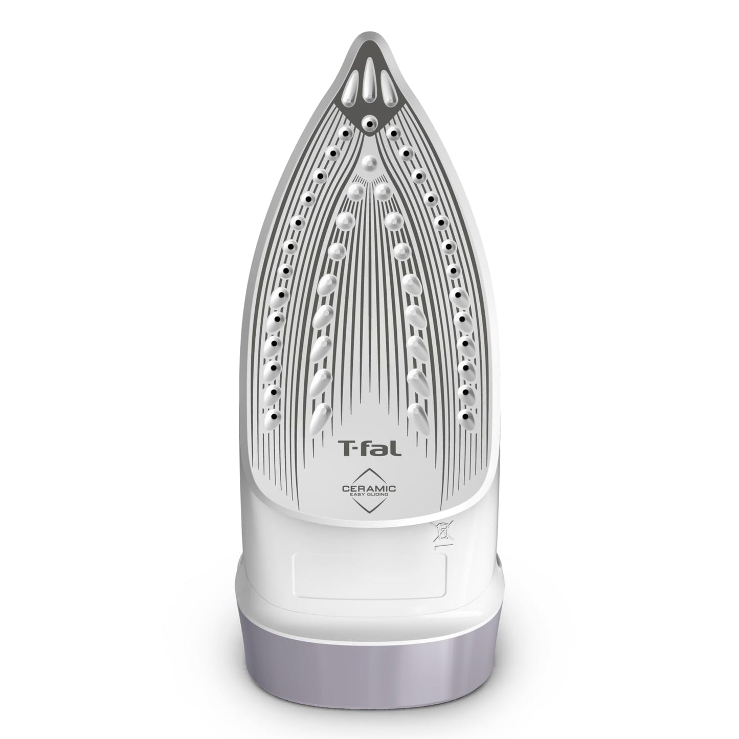 T-Fal Virtuo Steam Iron for Clothes with Retractable Cord, Portable Iron and Steamer for Clothes, Ceramic Nonstick Soleplate, 1500 Watts, Anti-Drip, Auto-Off, Scratch Resistant, Grey