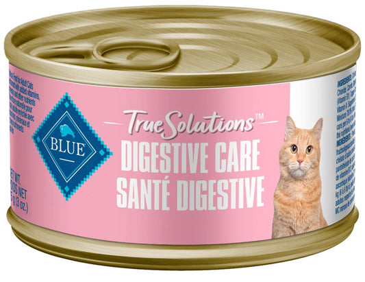 Blue Buffalo True Solutions Natural Adult Wet Cat Food, Digestive Care, 85g cans (Pack of 24)