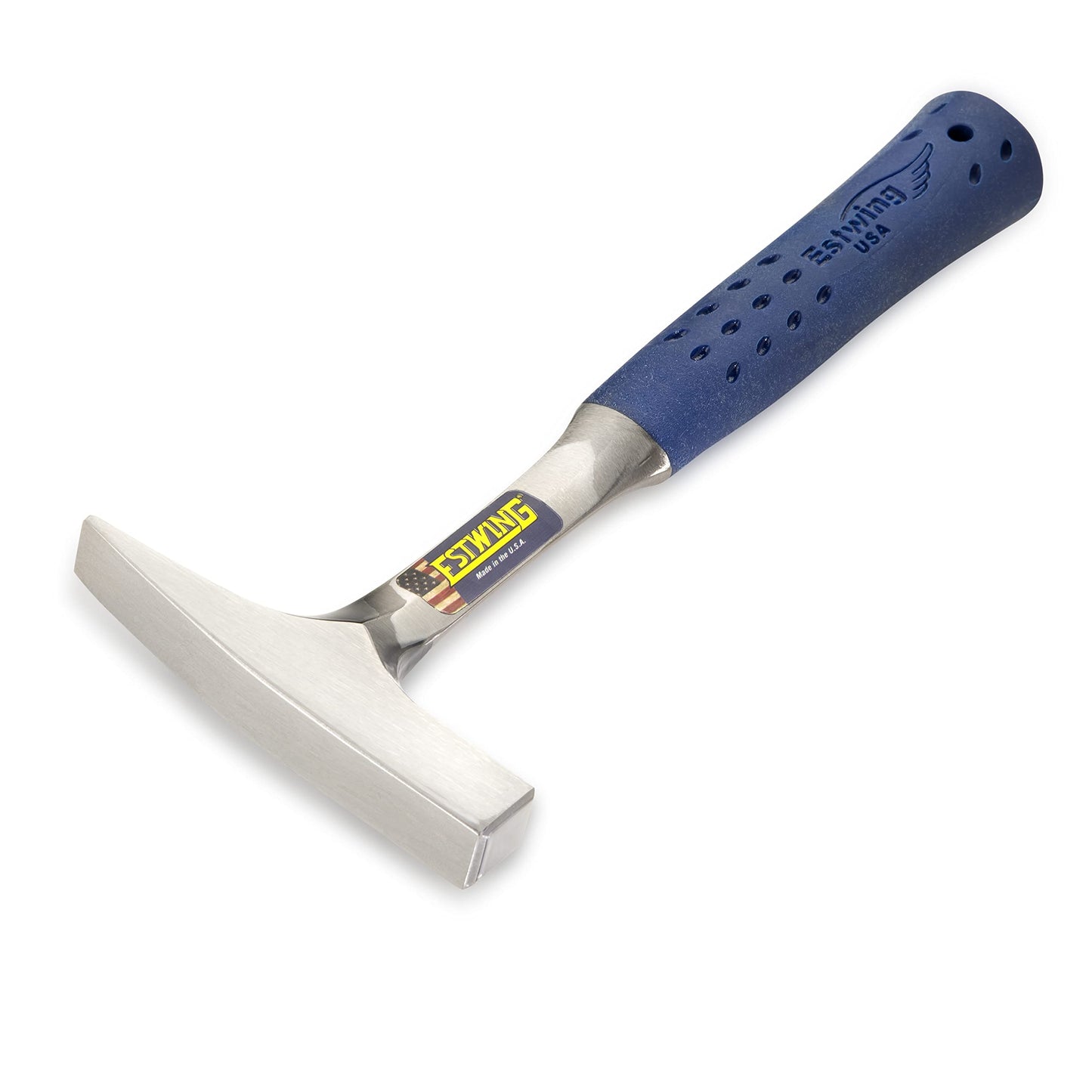 Estwing T3-18 Tinner's Hammer, Nylon Vinyl Shock Reduction Grip, 18-Ounce