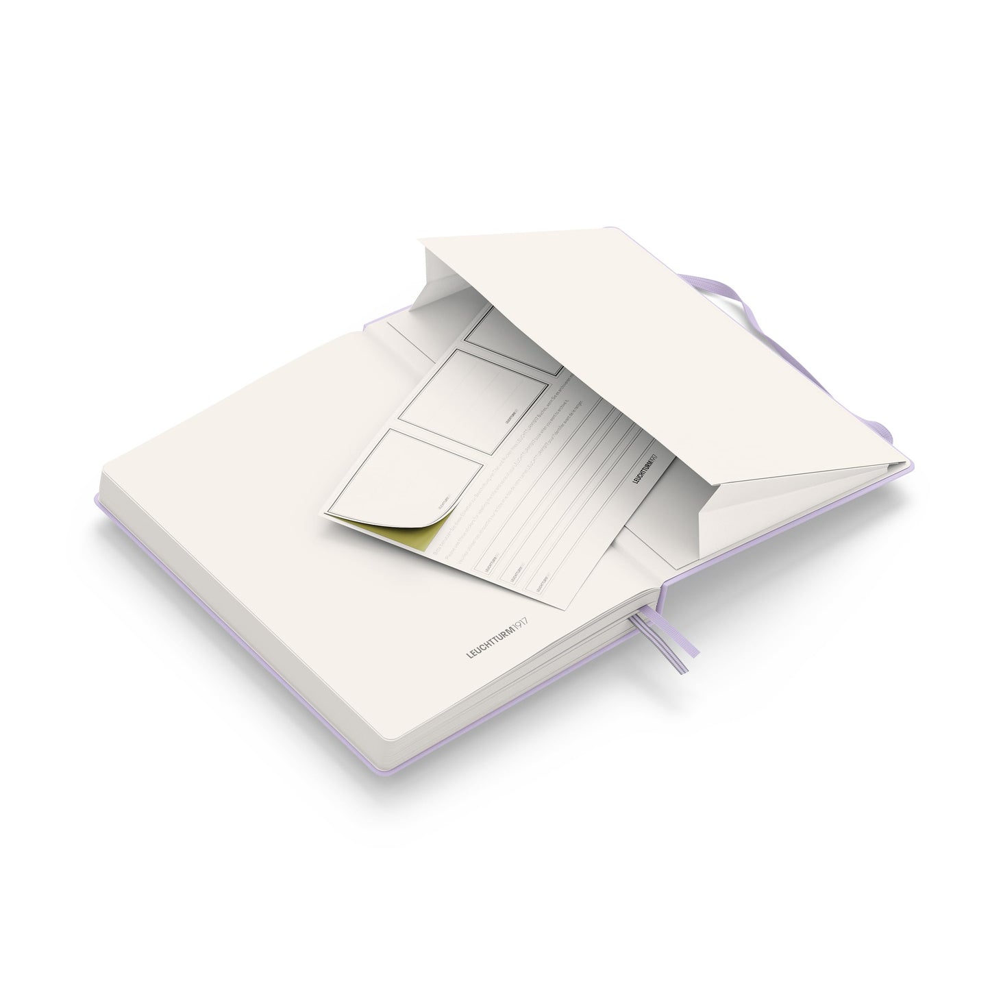 LEUCHTTURM1917 - Notebook Hardcover Medium A5-251 Numbered Pages for Writing and Journaling (Lilac, Ruled)