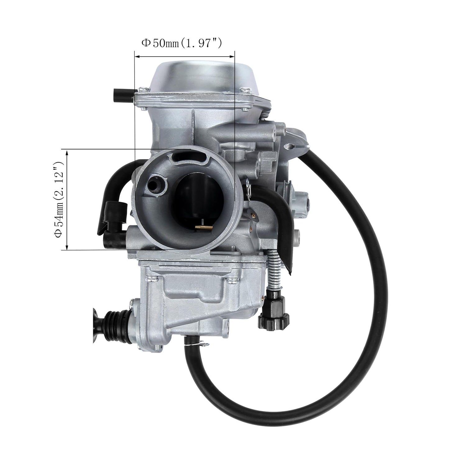 Carburetor for 1993-2000 Honda TRX300FW Fourtrax 300, 1986-1987 TRX350 Fourtrax, 2000-2006 Rancher 350 TRX350ES/FE/FM/TE/TM, 1997-2004 Foreman 400 TRX400FE/FM/S/ES/FW