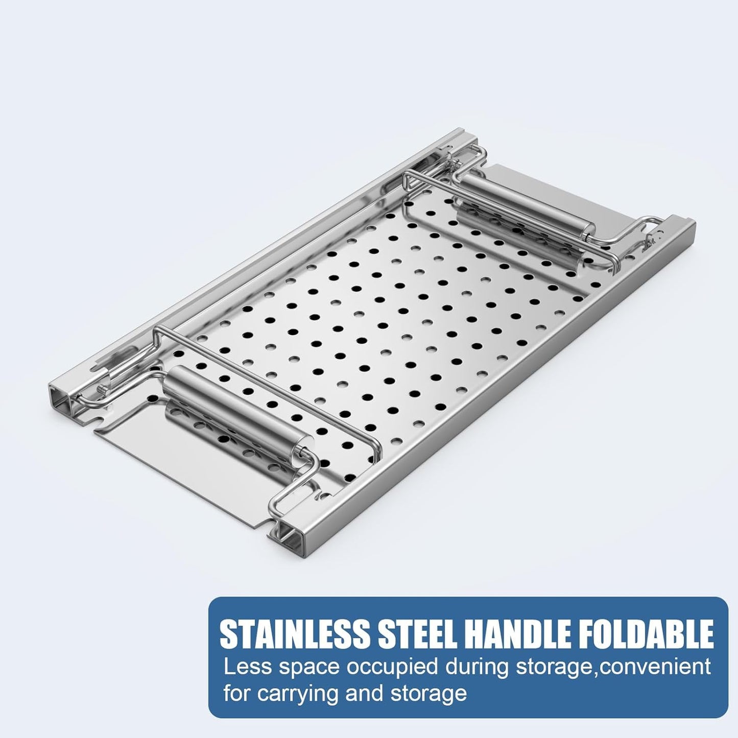 Adjustable Griddle Warming Rack for Blackstone 17 22 28 36 Inches Griddle,304 Stainless Steel Universal Grill Roasting Stand Accessories for Weber Charbroil and Most Tabletop Flat-top Grills